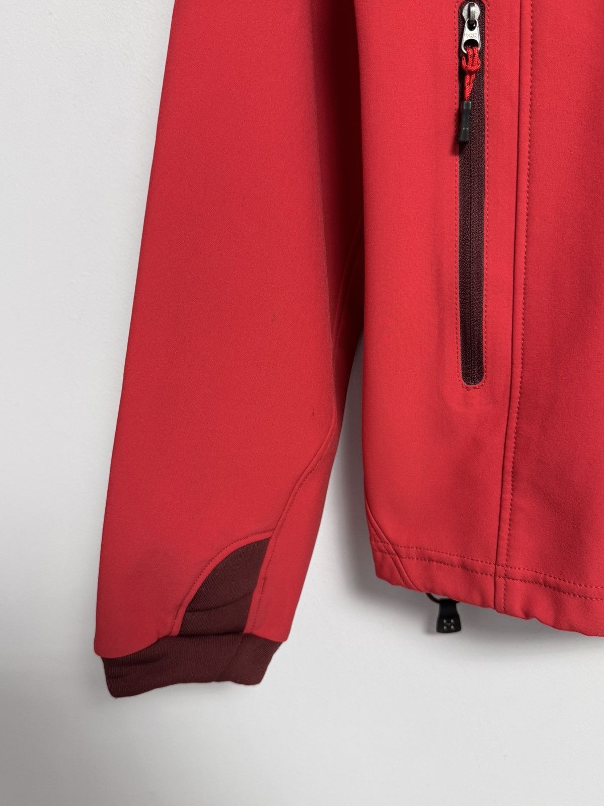 Haglofs Haglofs Womens Softshell Jacket Hooded Stretch Red Size L / US 10 / IT 46 - 7 Thumbnail