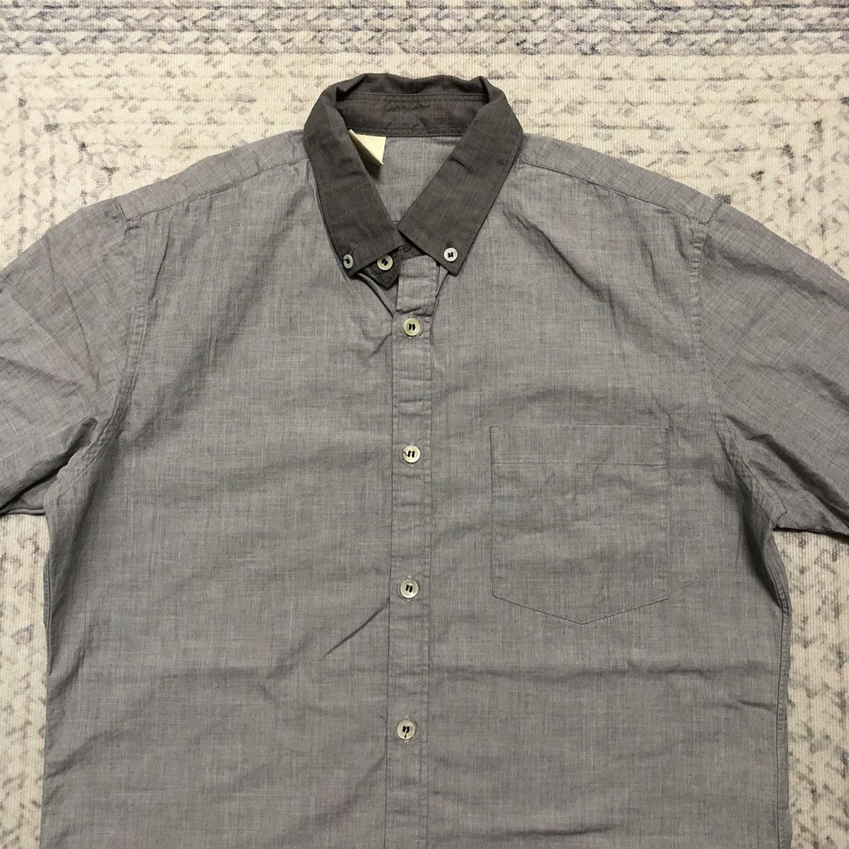 Japanese Brand × N.Hoolywood × Vintage Rare Distressed N. Hollywood Button Up Shirt Size US XS / EU 42 / 0 - 2 Thumbnail