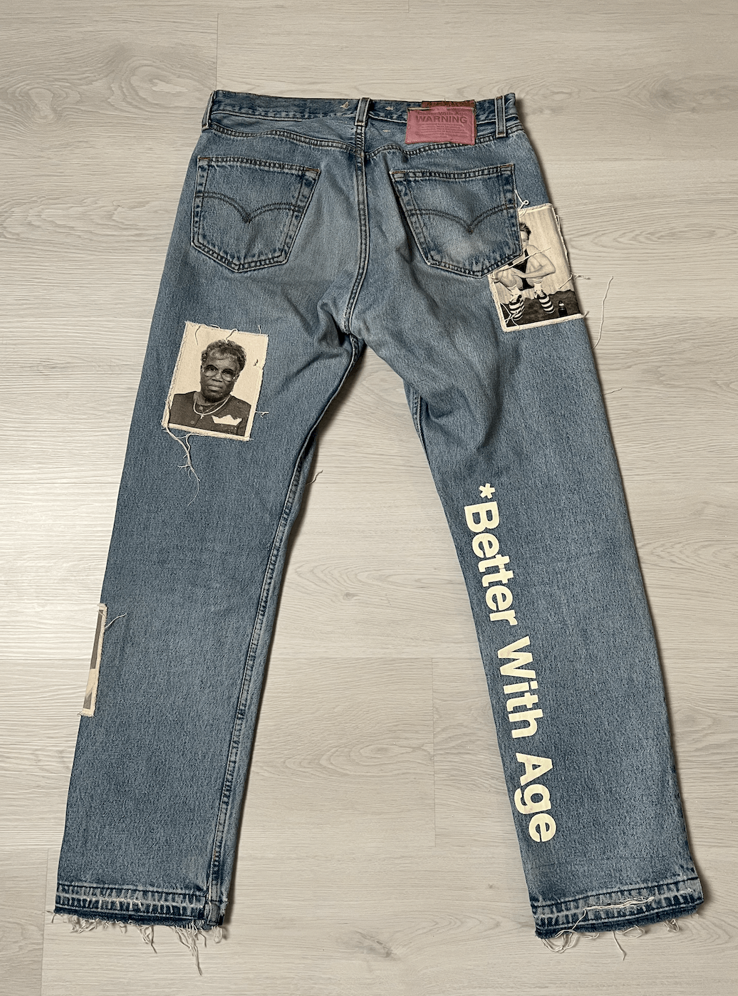 Better With Age Better with Age Patchwork Jeans Size US 34 / EU 50 - 5 Thumbnail