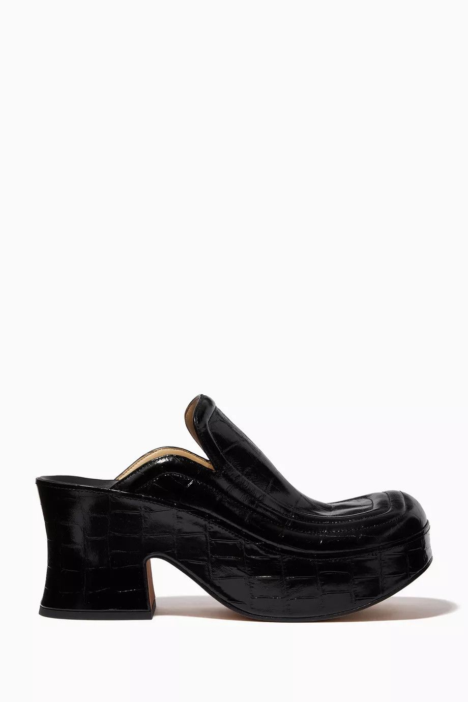 Bottega Veneta o1y0725 Mules in Black Size US 9.5 / IT 39.5 - 1 Thumbnail