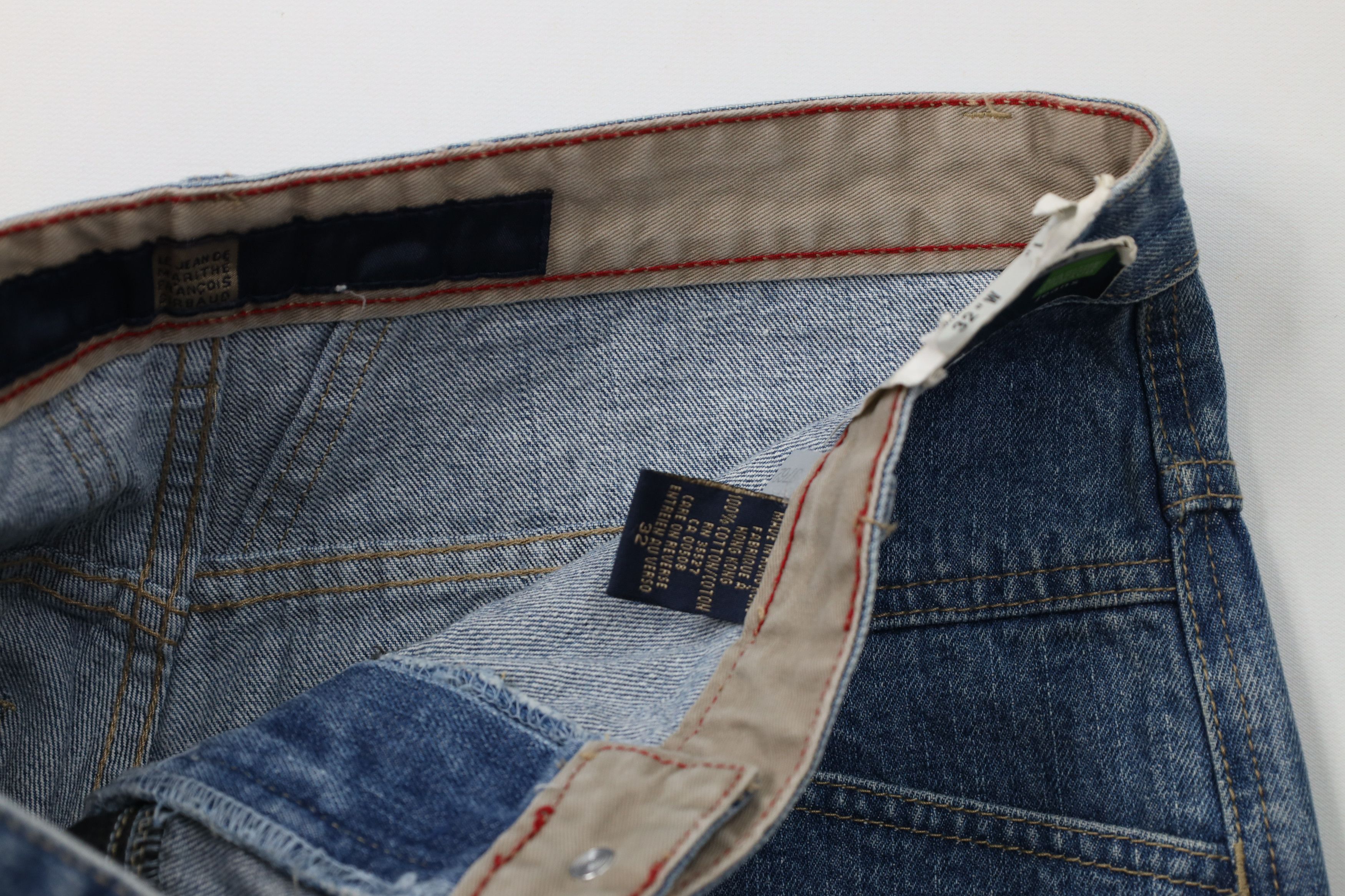 Marithe + Francois Girbaud Deadstock Vintage 90s Marithe Francois Girbaud Denim Shorts Size US 32 / EU 48 - 7 Thumbnail
