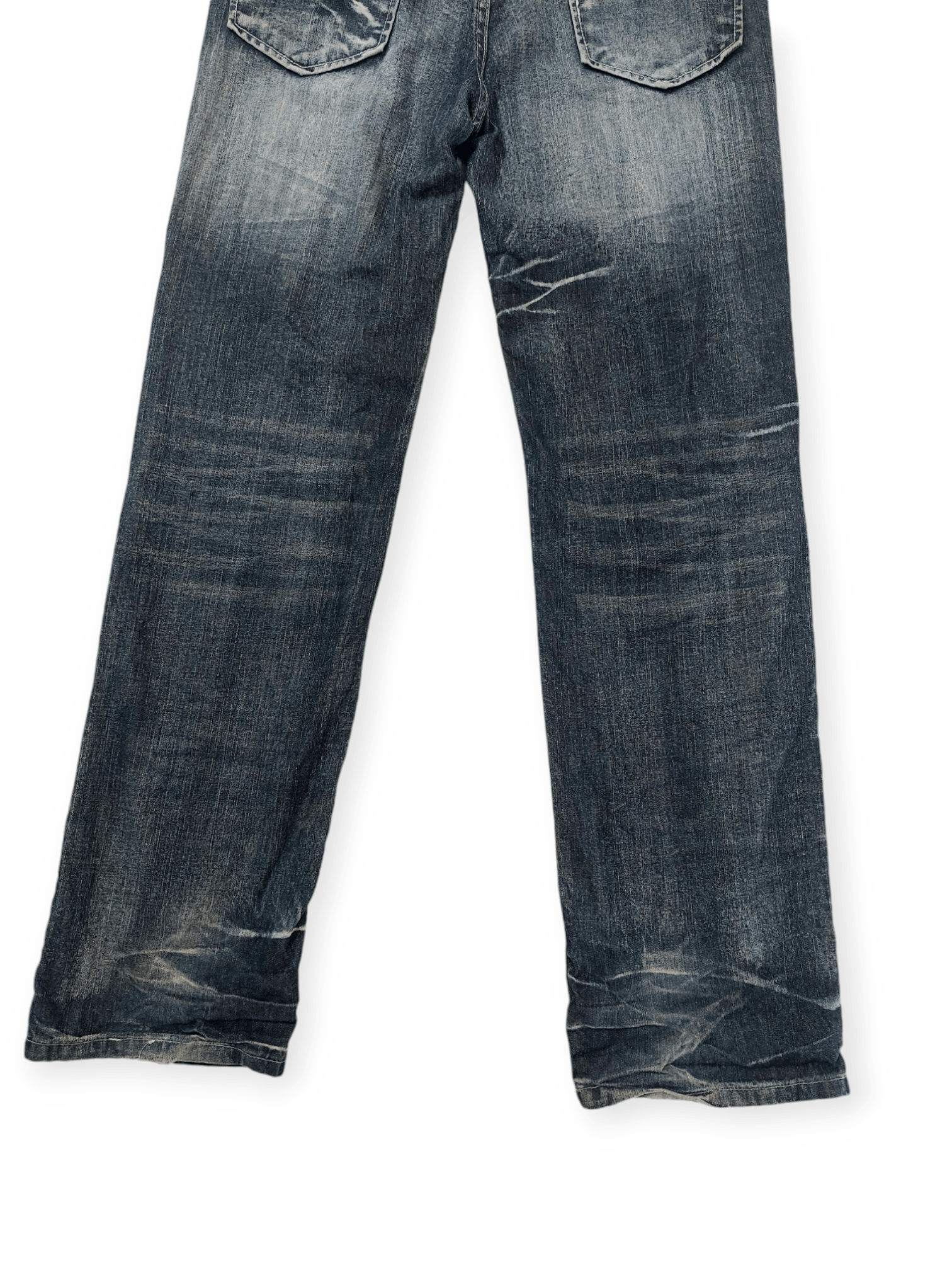 LOWBOX Vintage Lowbox Punk Distressed Denim Size US 33 - 13 Thumbnail