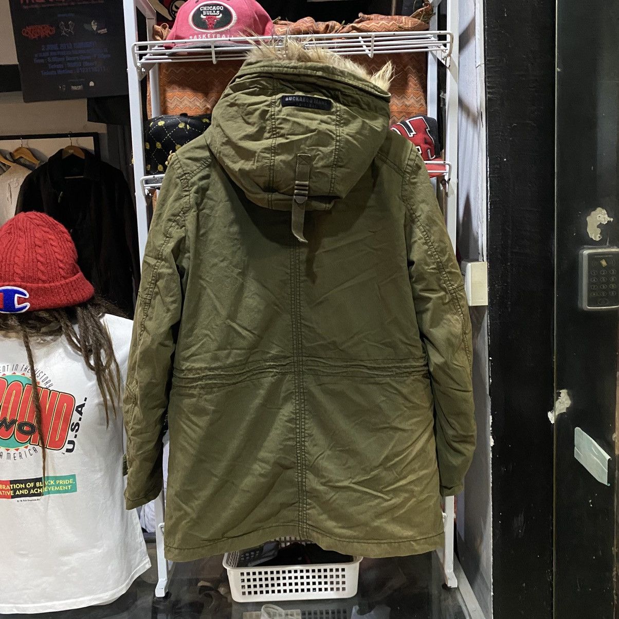 BUCKAROO Buckaroo olive green parka jacket with a faux-fur trim hood Size US M / EU 48-50 / 2 - 2 Thumbnail