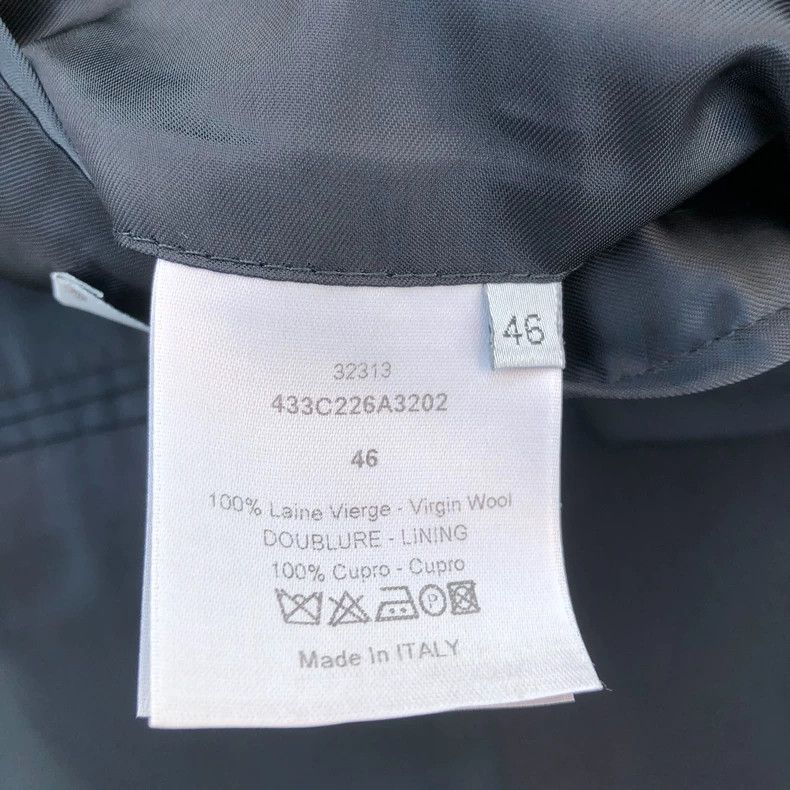 Dior Dior 14fw white line wool suit 2501-Nextarrow Size 46R - 7 Thumbnail