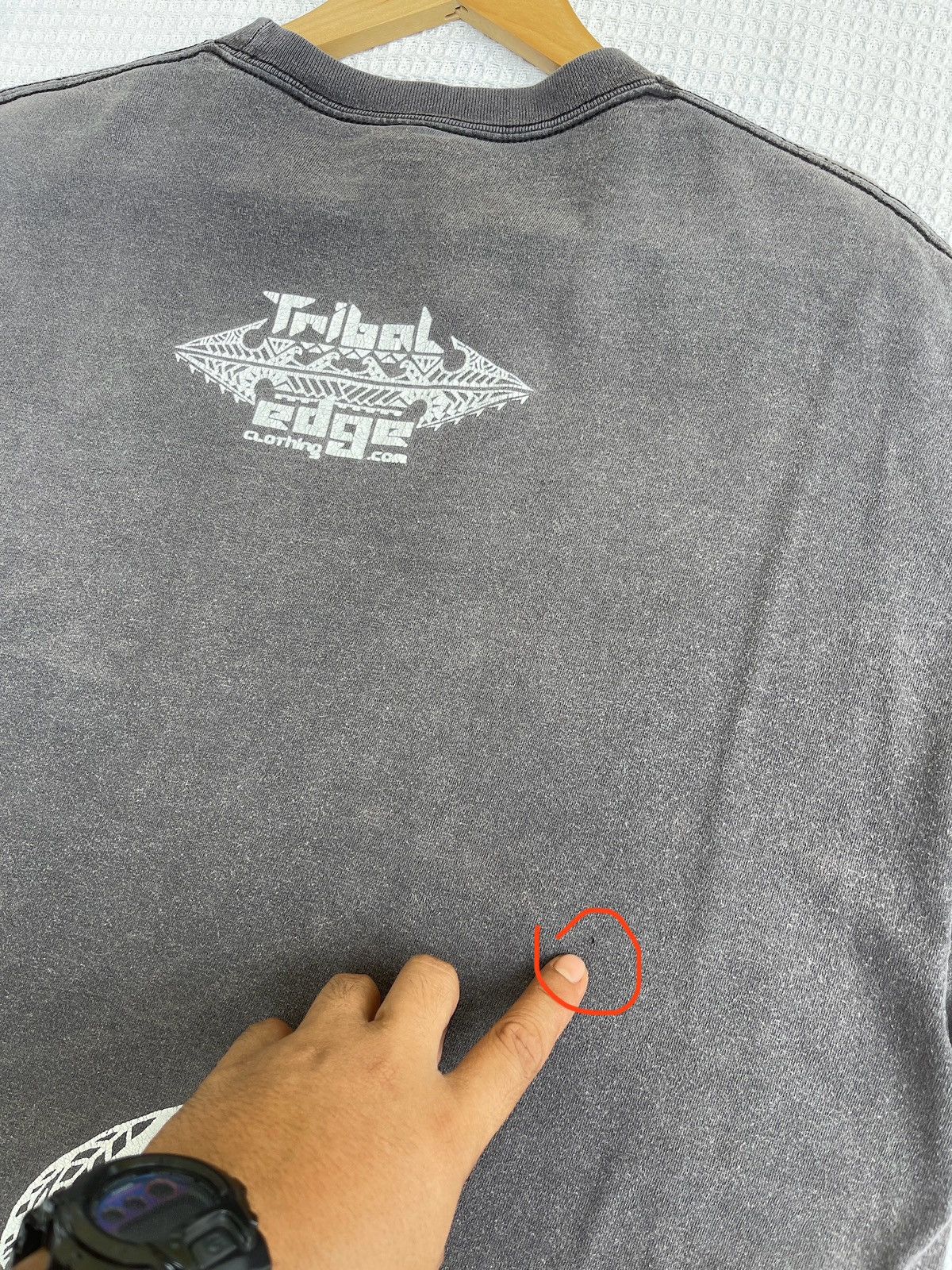 Tribal Streetwear LastDrop🔥Vtg90s Tribal Edge Clothing Sun Faded Shark T Shirt Size US XL / EU 56 / 4 - 8 Thumbnail