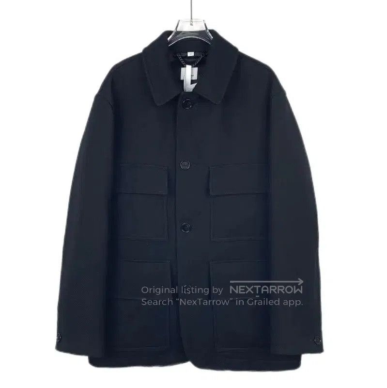 Burberry Burberry Black Wool Men's Coat. Size US S / EU 44-46 / 1 - 1 Thumbnail