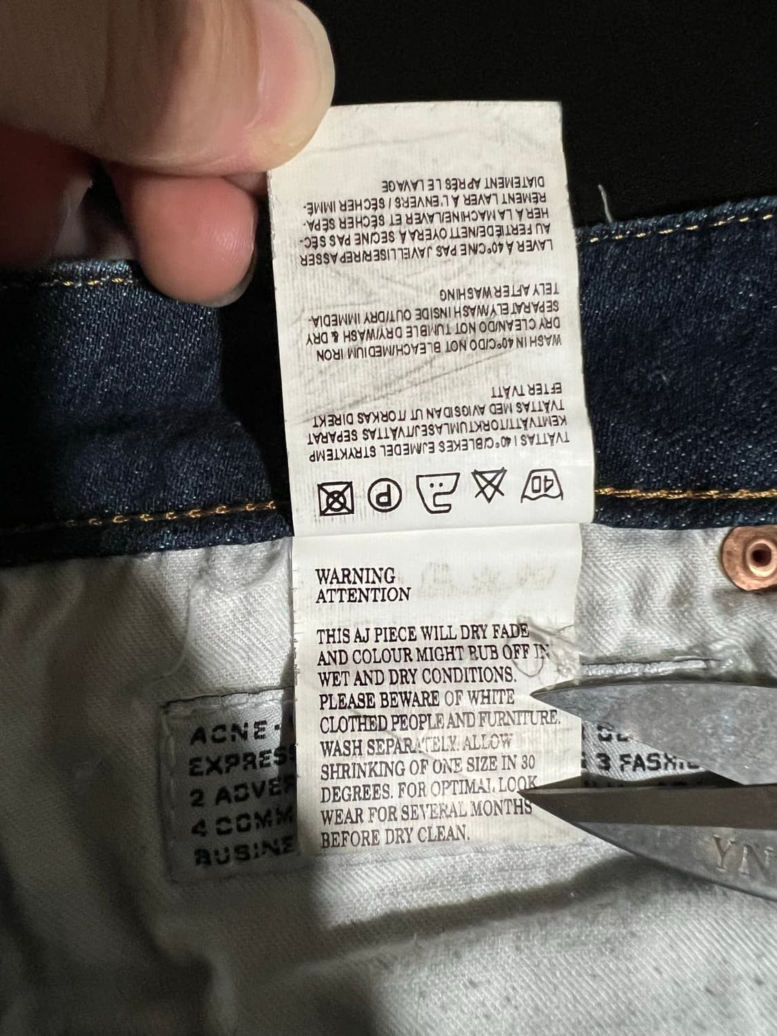 Acne Studios Acne Jean denim pants Size 27" / US 4 / IT 40 - 7 Thumbnail
