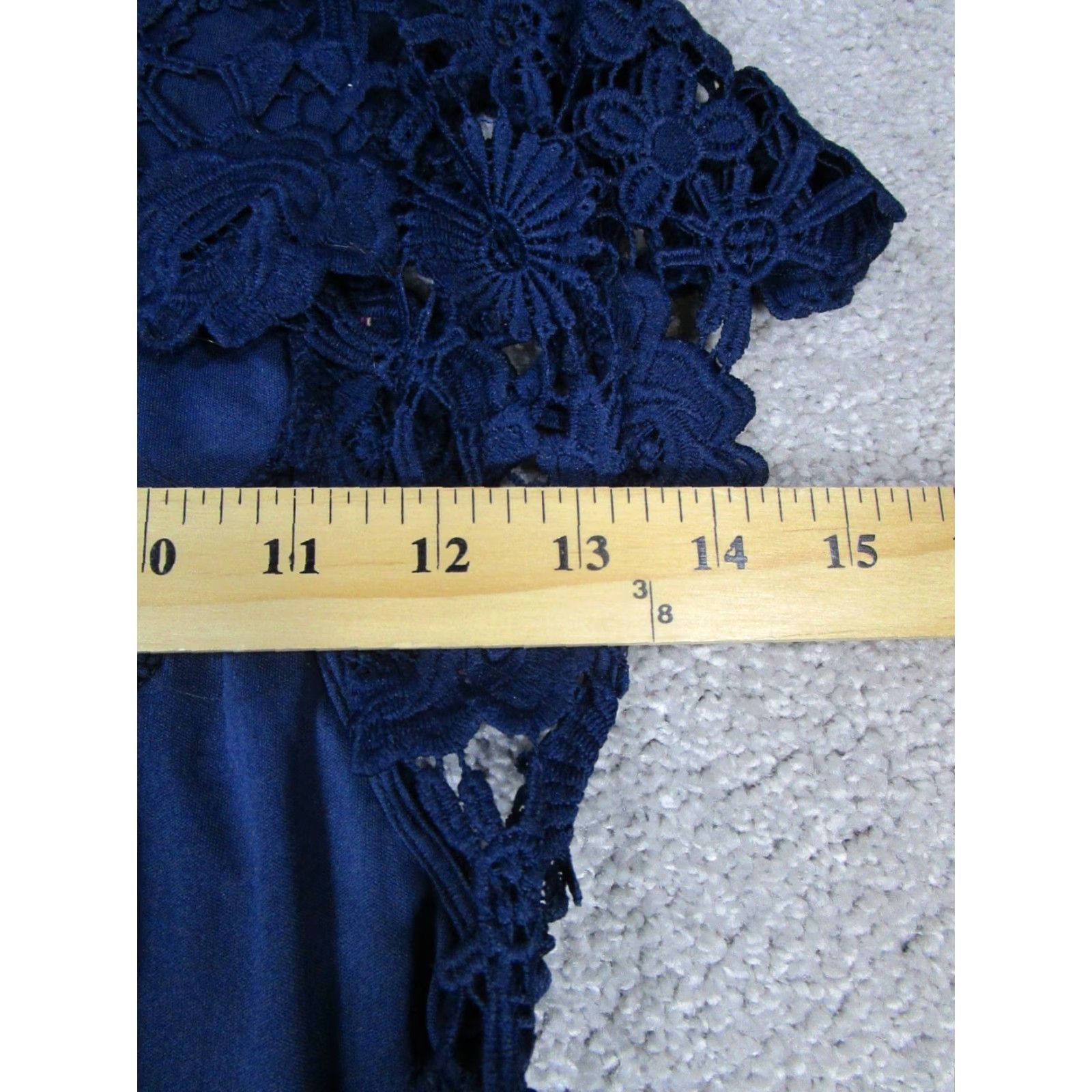 Lulus Lulus Dress Xs Blue Floral Embroidery Womens Size XS / US 0-2 / IT 36-38 - 6 Thumbnail