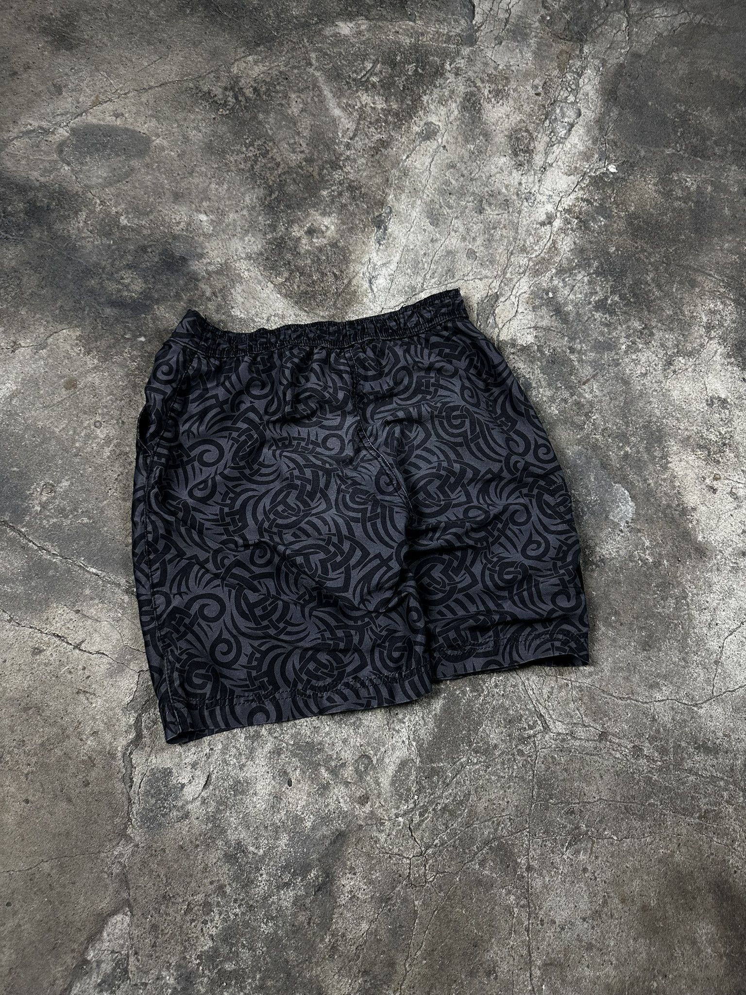 Tapout Crazy Y2k Tapout MMA Hiphop Rap Nylon Shorts 2000s Size US 30 / EU 46 - 4 Thumbnail