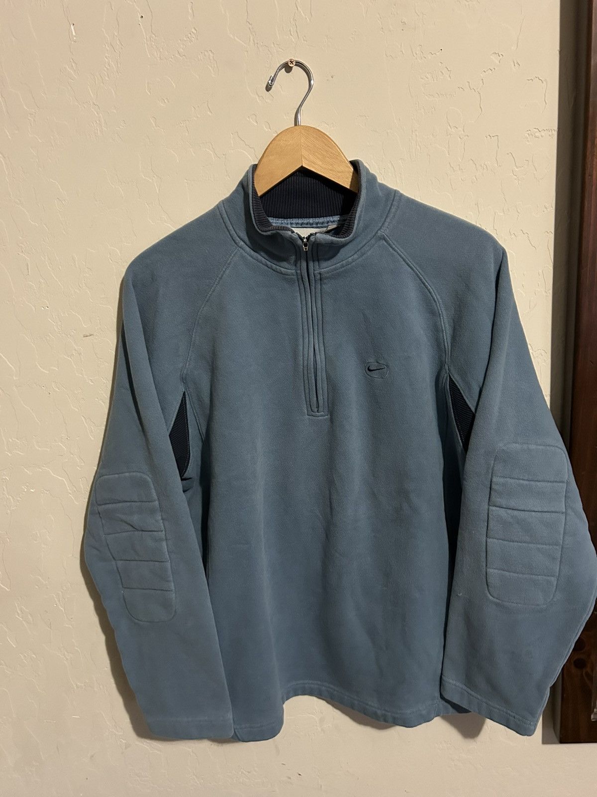 Nike Vintage Blue Y2K Nike Quarter Zip Size Medium Size US M / EU 48-50 / 2 - 5 Thumbnail