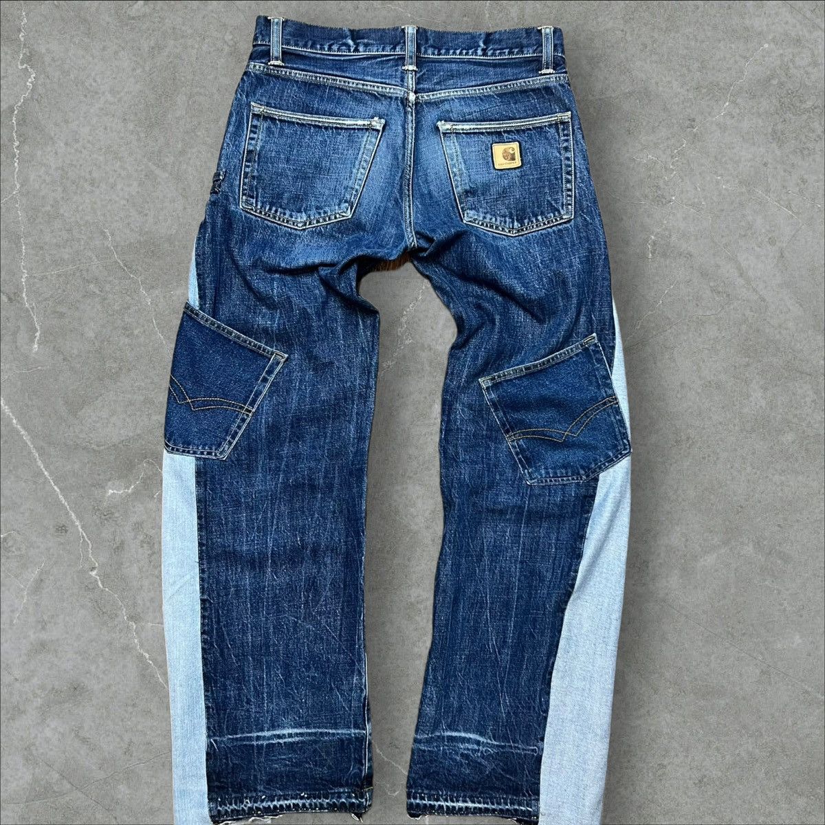 Denim custom made flared jeans Carhartt 32x34