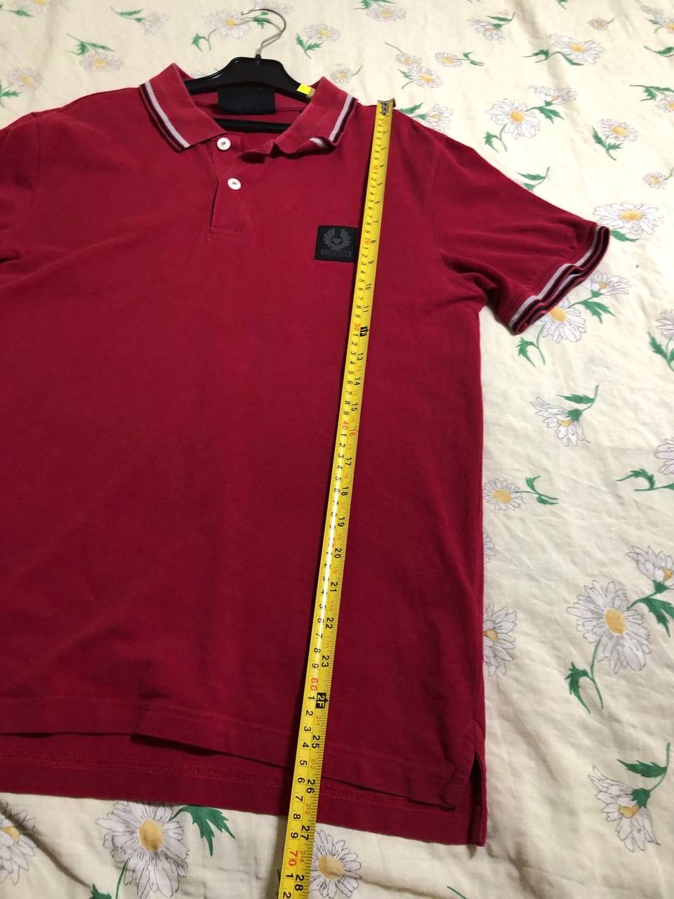 Belstaff Streetwear Polo Belstaff red logo T-Shirt Y2K Vintage Size US M / EU 48-50 / 2 - 6 Thumbnail