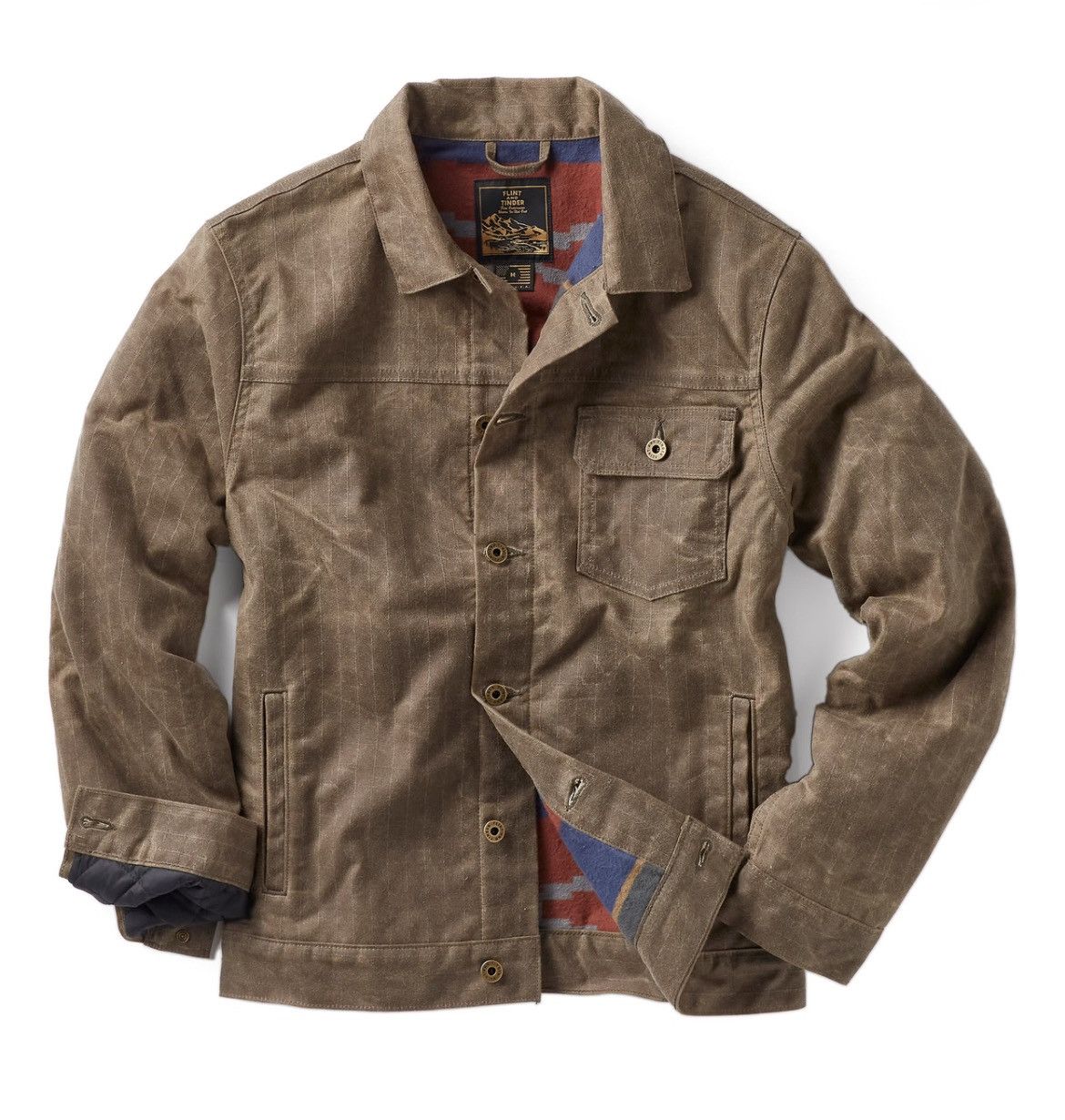 Flint And Tinder Flint and Tinder Waxed Ripstop Trucker Jacket Limited - S Size US S / EU 44-46 / 1 - 1 Thumbnail