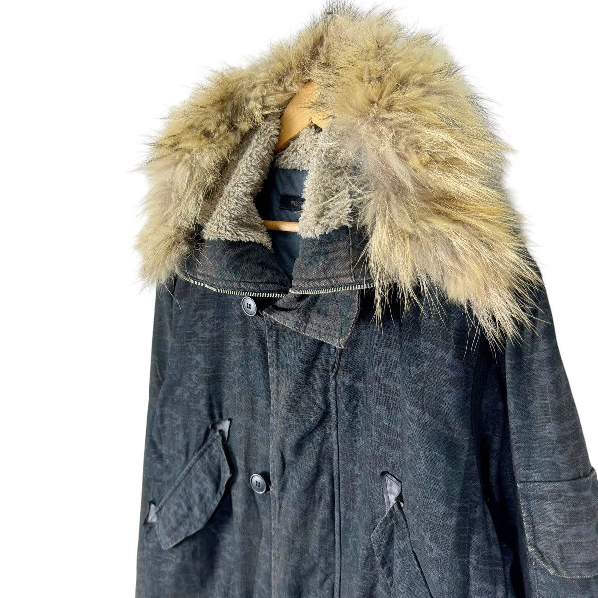 If Six Was Nine ☀️WESTBORNE HOODIE FUR DIGITAL CAMO JACKET Size US L / EU 52-54 / 3 - 5 Thumbnail