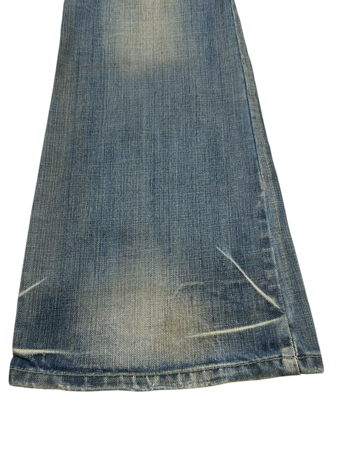 Hysteric Glamour Pep Jean Flare Mud Washed Clawn Mark Distressed Low Rise Size US 30 / EU 46 - 12 Thumbnail