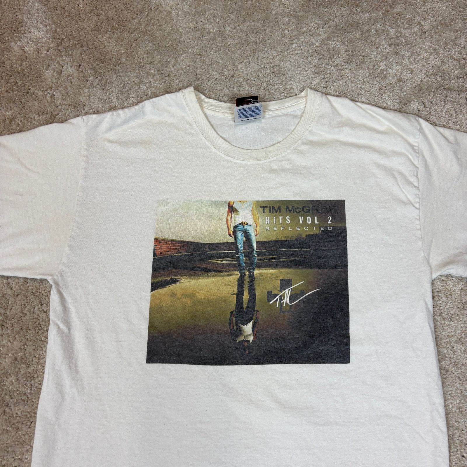 Band Tees Tim McGraw Hits Volume 2 Reflected Album Shirt Men's Medium Size US M / EU 48-50 / 2 - 2 Thumbnail