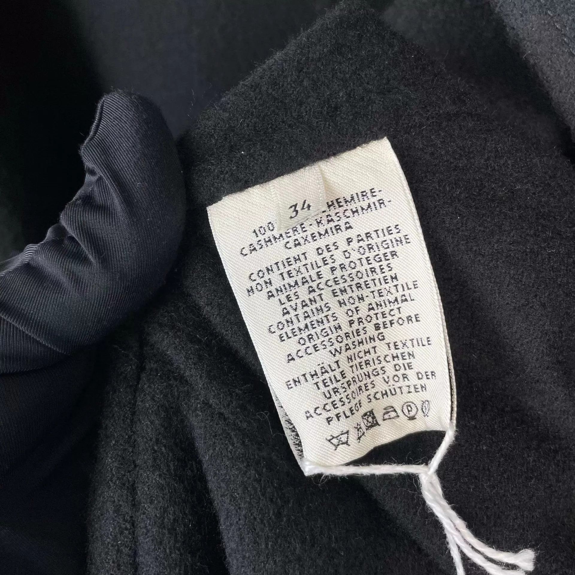 Hermes Hermès Overcoat Black 34 95 New Size XS / US 0-2 / IT 36-38 - 4 Thumbnail