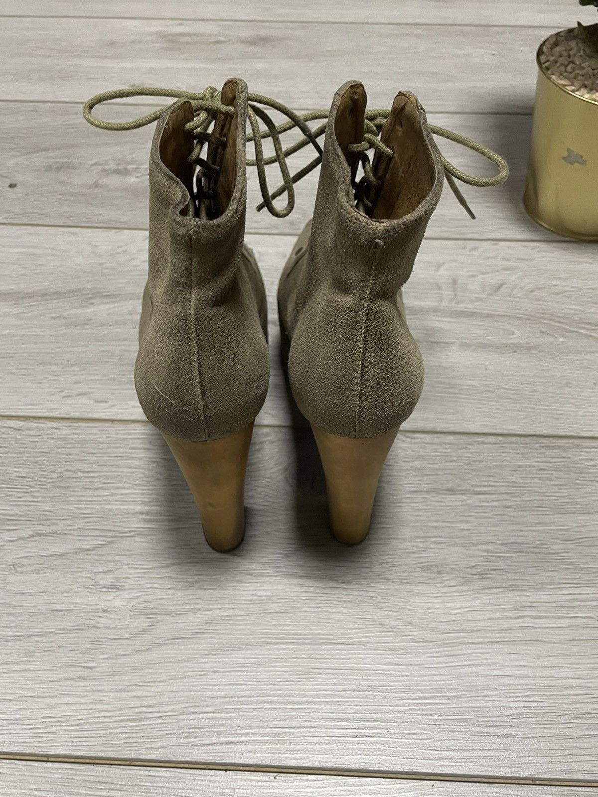 Jeffrey Campbell Campbell suede leather heels laces shoes Size US 6 / IT 36 - 6 Thumbnail