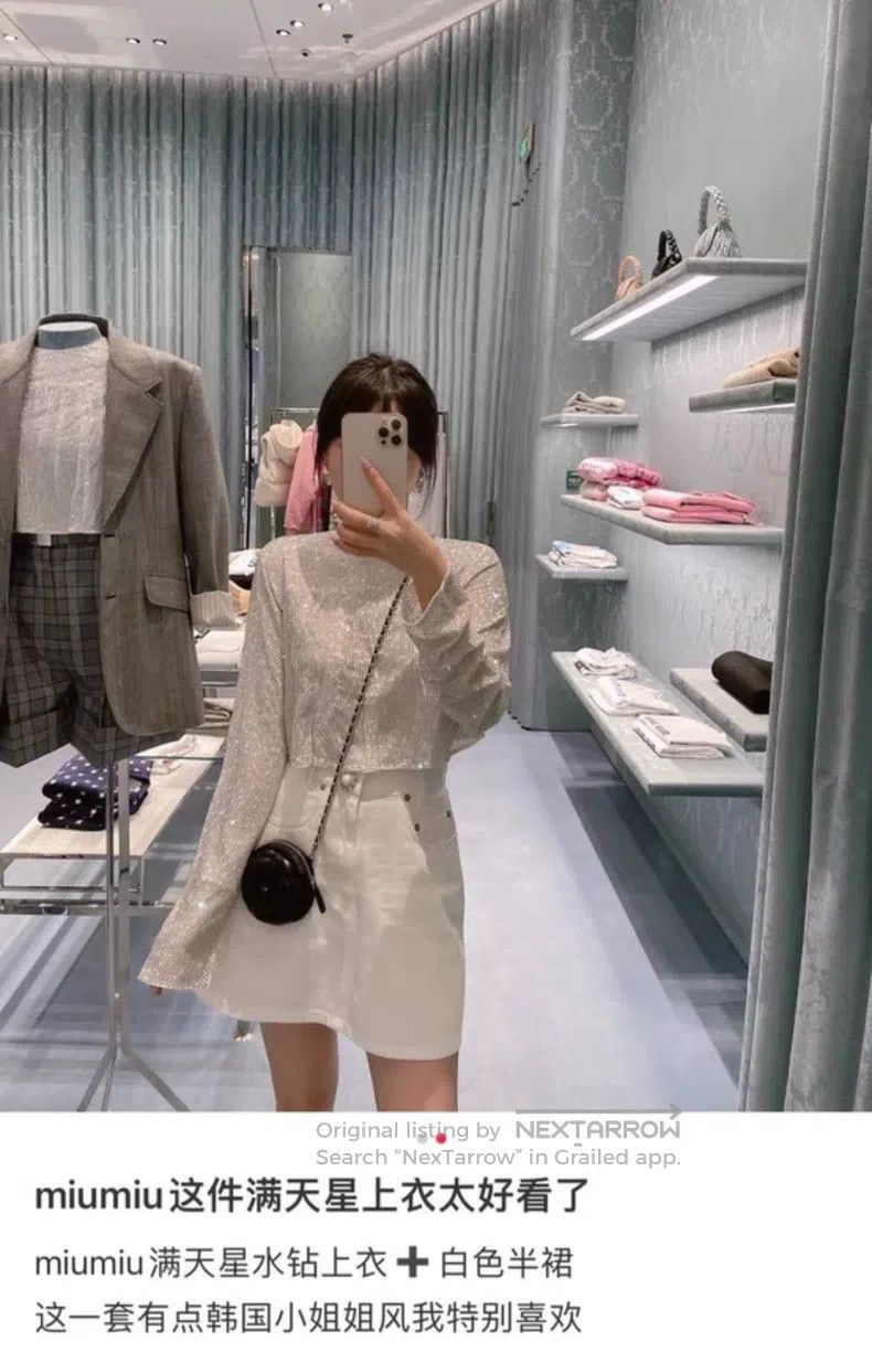 Miu Miu Miu Miu 36 Full-drilled coat Size S / US 4 / IT 40 - 6 Thumbnail