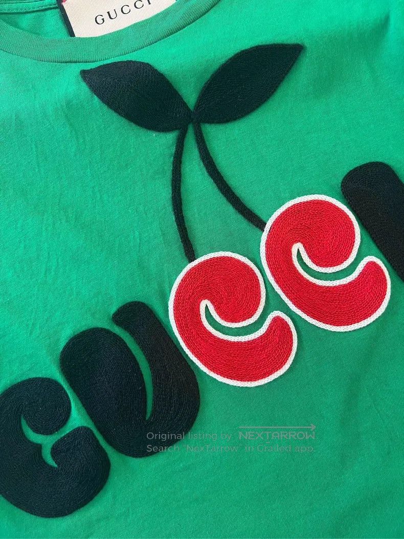 Gucci Gucci Cherry printed short sleeves Size S / US 4 / IT 40 - 9 Thumbnail