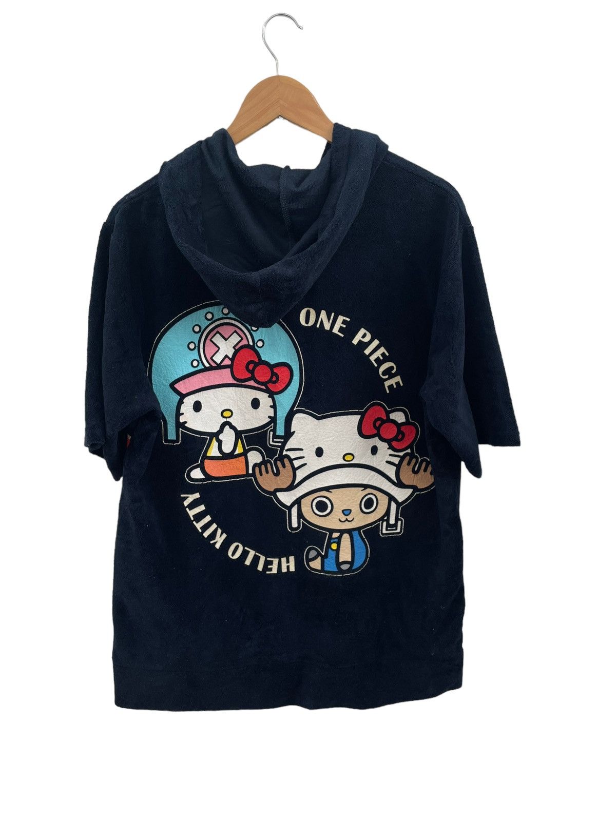 20471120 × Anime × One Piece Vintage One Piece x Hello Kitty Anime Zipper Hoodie Shirt Size US L / EU 52-54 / 3 - 2 Thumbnail