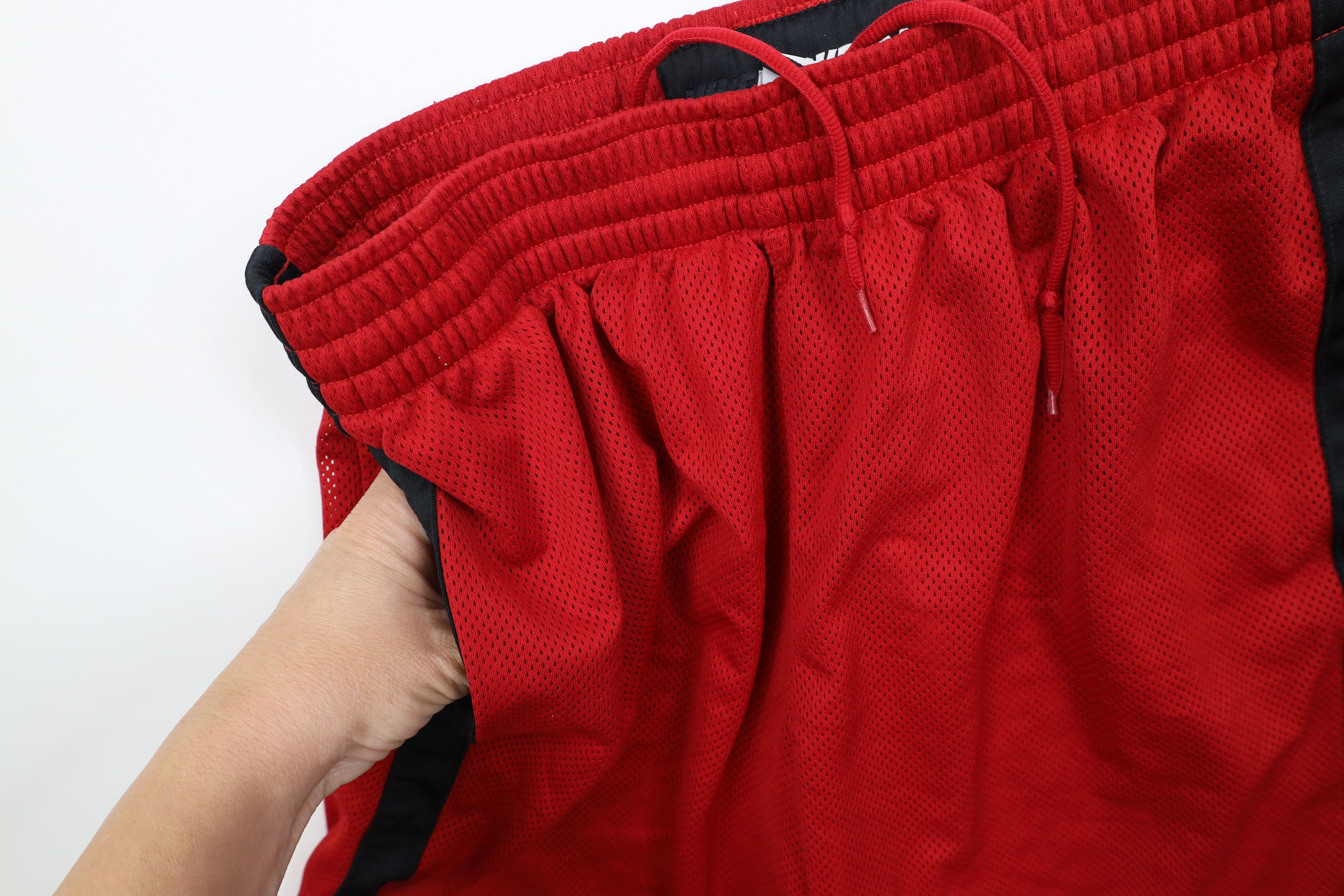 Nike Vintage Y2K Nike Scott Swoosh Mesh Basketball Shorts Red Size US 30 / EU 46 - 6 Thumbnail