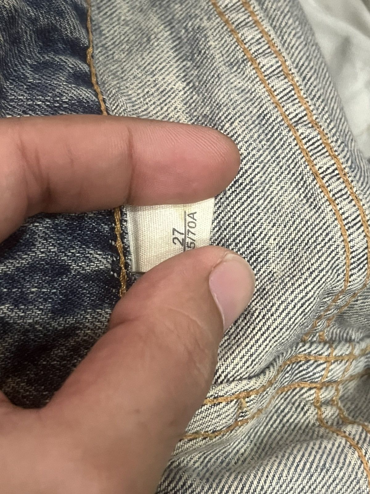 RRL Ralph Lauren Vintage Ralph Lauren Denim Destroyed Skinny Boyfriend Jeans Size 27" / US 4 / IT 40 - 16 Thumbnail