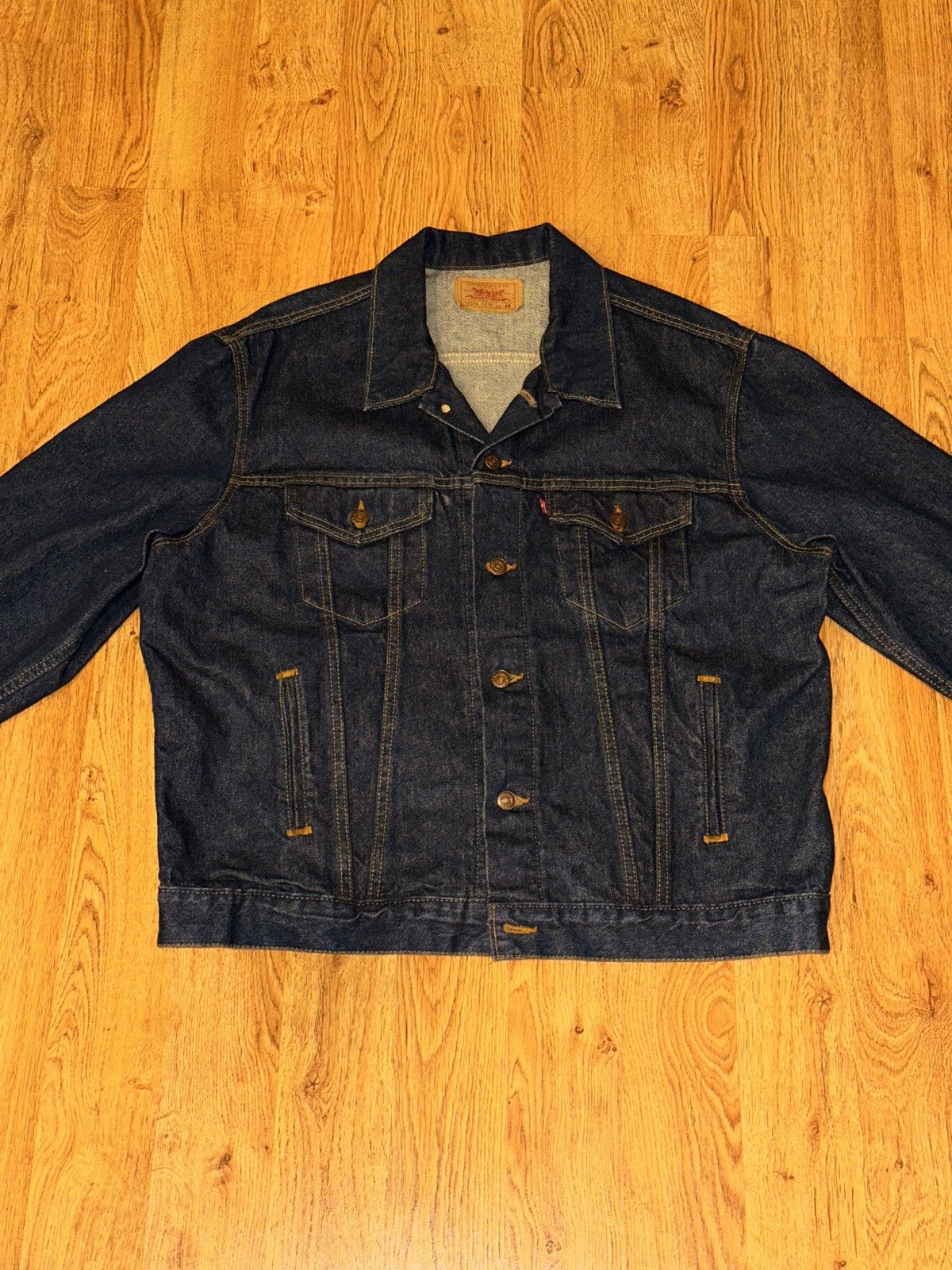Levi's Vintage Clothing VTG 90s Levi's 70506-0216 Denim Trucker Jacket Men's Size 48 Size US XXL / EU 58 / 5 - 5 Thumbnail