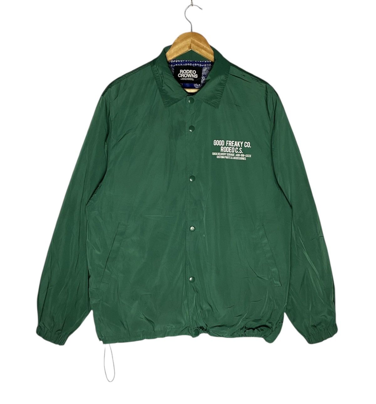 Japanese Brand Rodeo Crown Good Freaky Co. Coach Jacket Size US M / EU 48-50 / 2 - 1 Thumbnail