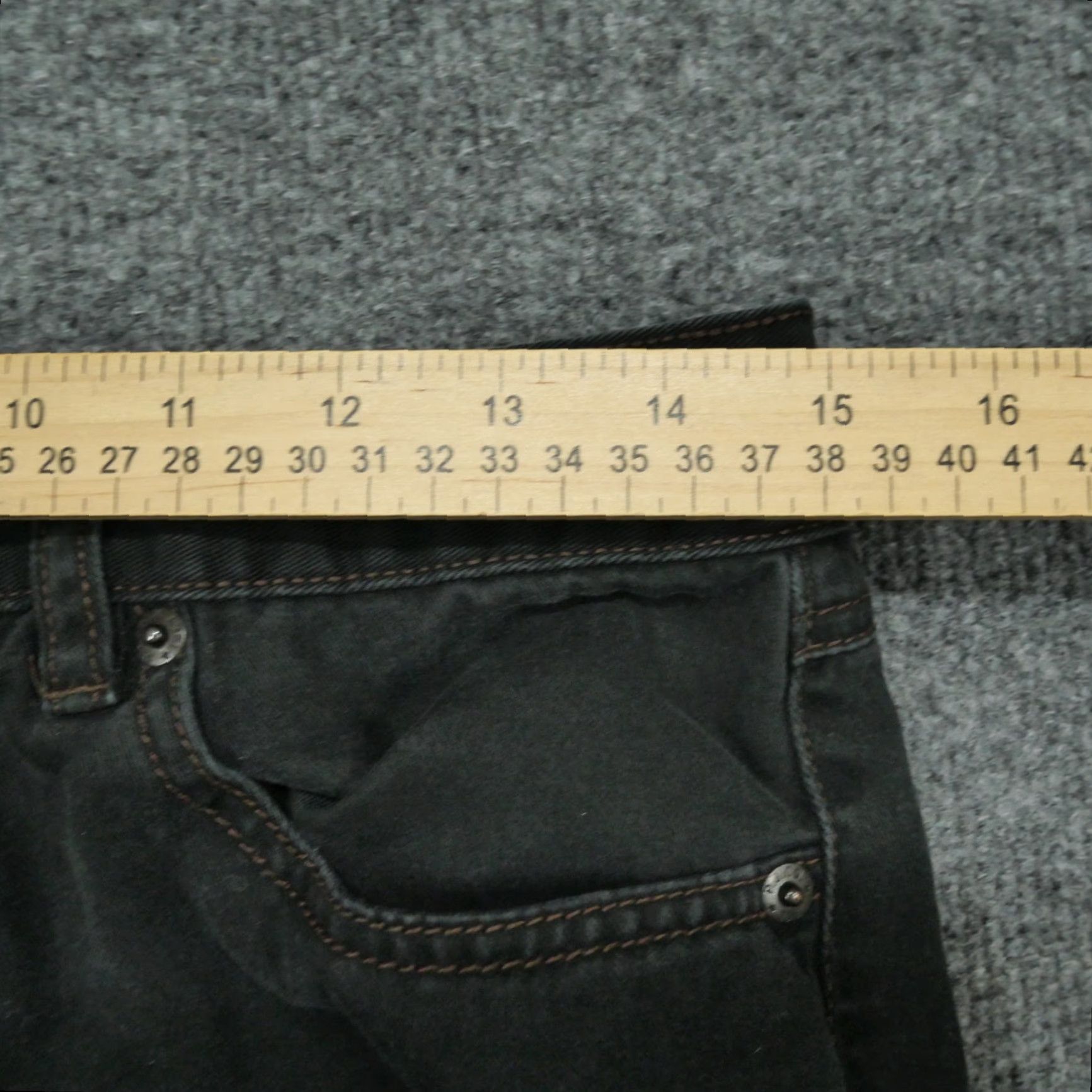 Ralph Lauren VINTAGE Ralph Lauren Pants Womens 8 8x30 Black Polo Jeans Co 30x28 Y2K Size 30" / US 8 / IT 44 - 5 Thumbnail