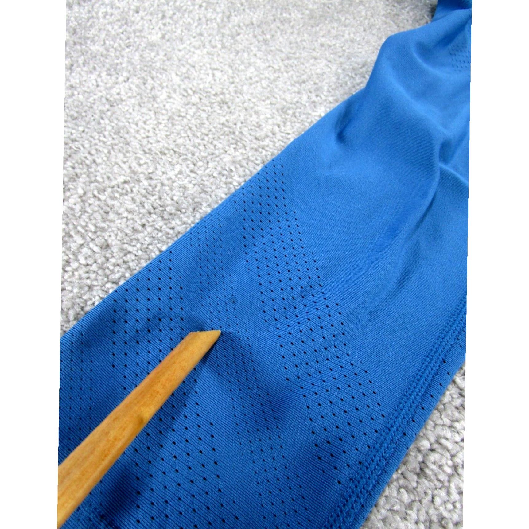 Nike Nike Womens Small Blue Dri Fit Crop Leggings Gym Workout Extra Large XL Size 28" / US 6 / IT 42 - 2 Thumbnail
