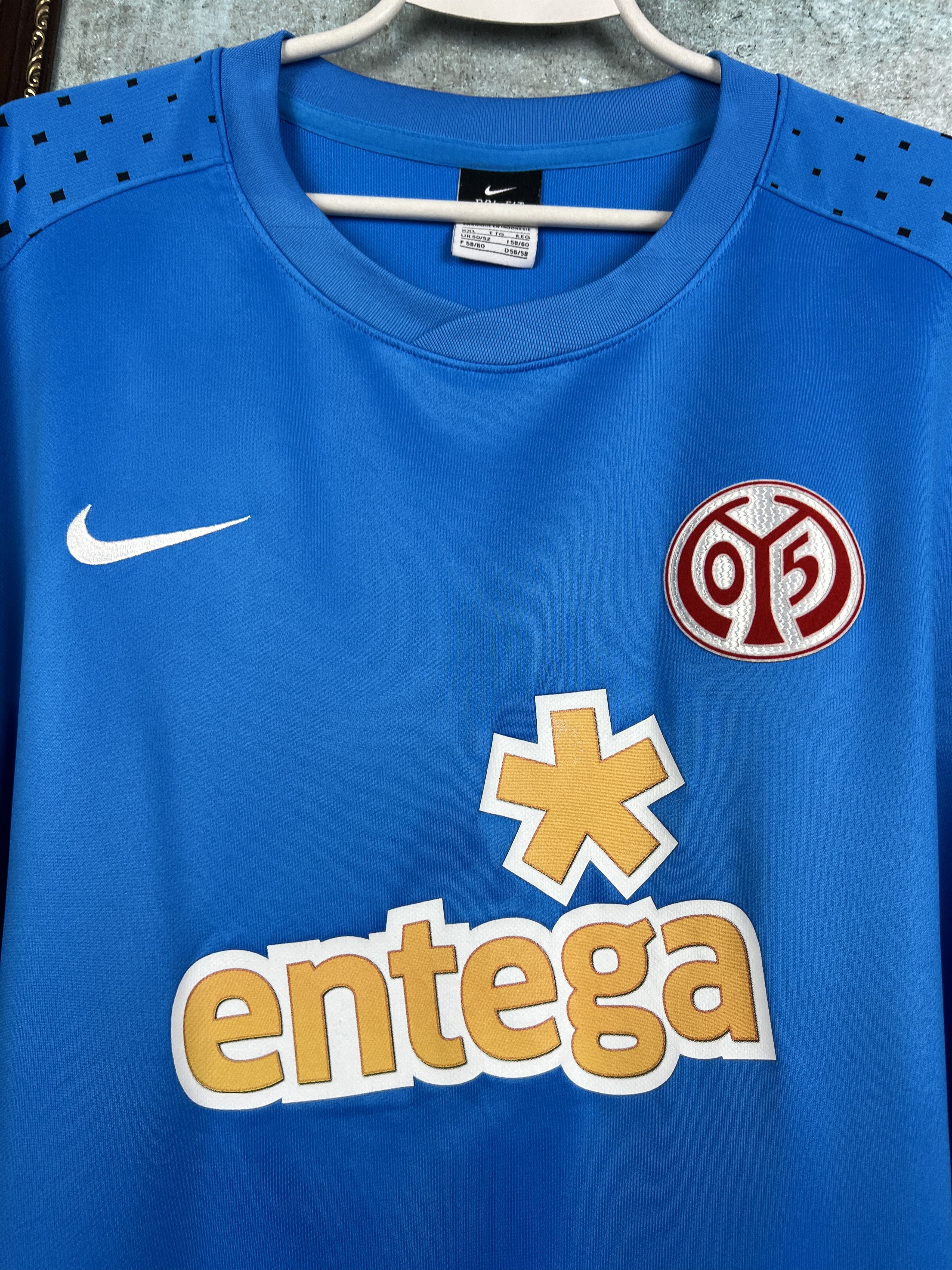 Nike Mainz 05 Goalkeeper football shirt 2010 Soccer Jersey Trikot Size US XXL / EU 58 / 5 - 3 Thumbnail