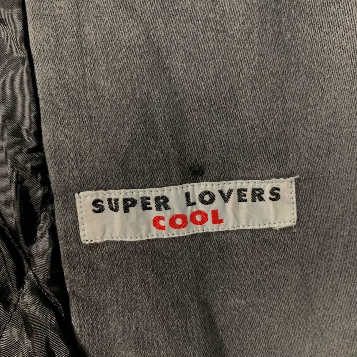 Japanese Brand SUPER LOVERS Double Breasted Coat #1642-C73 Size US M / EU 48-50 / 2 - 15 Thumbnail