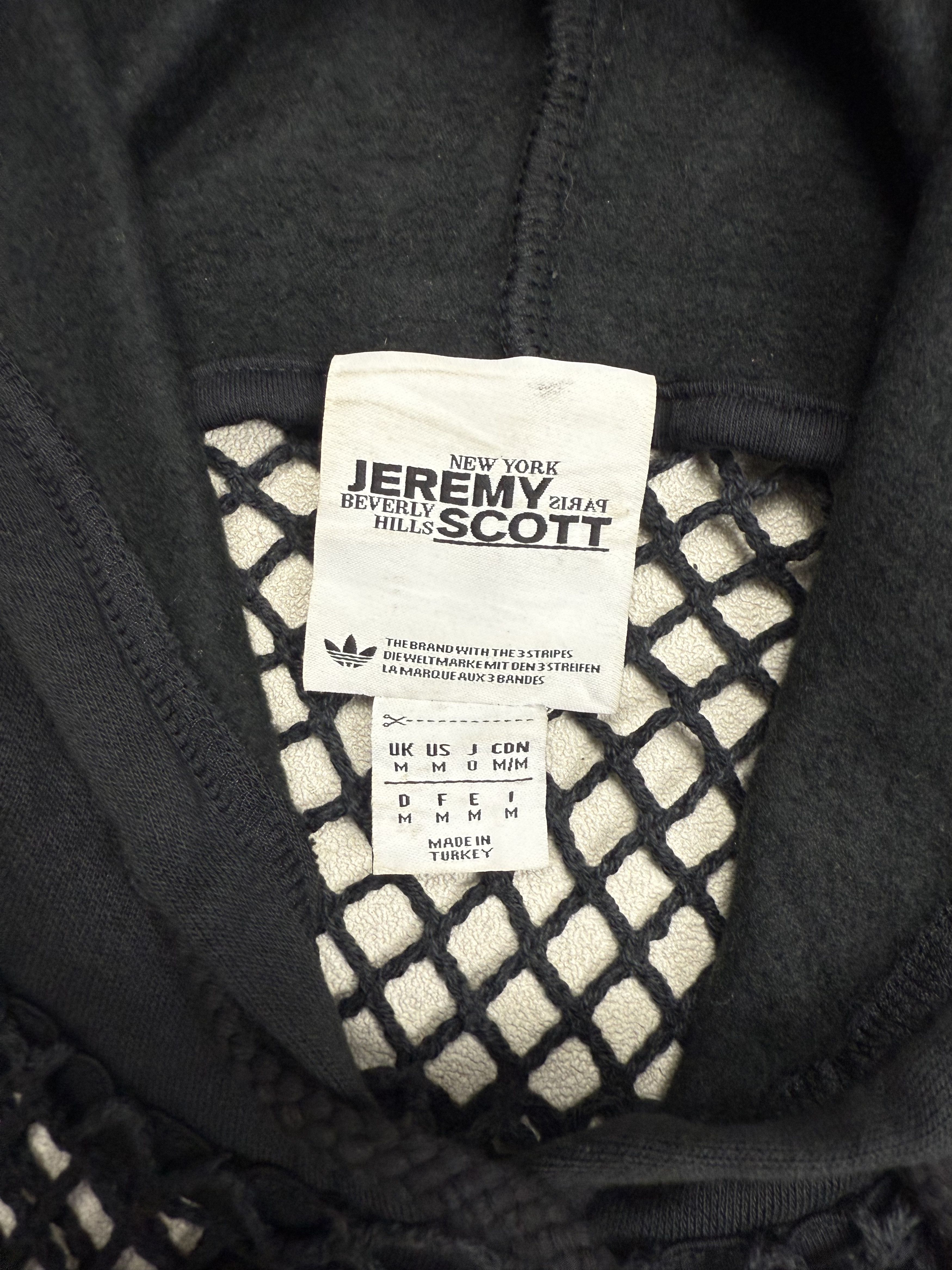 Adidas × Jeremy Scott Adidas x Jeremy Scott Mesh Net Hoodie Size US M / EU 48-50 / 2 - 8 Thumbnail