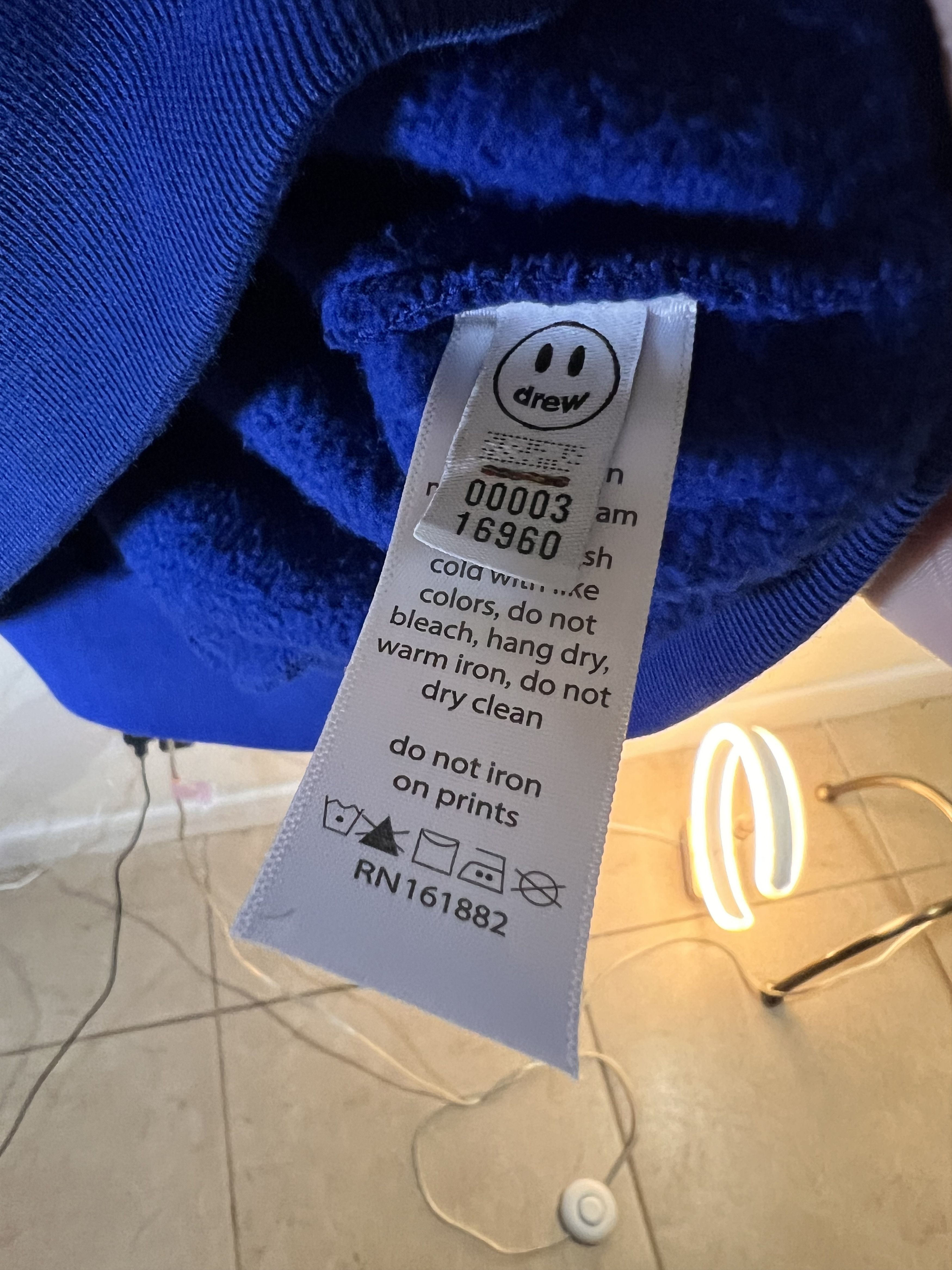Drew House Drew mascot hoodie Ink Blue Size US L / EU 52-54 / 3 - 3 Thumbnail