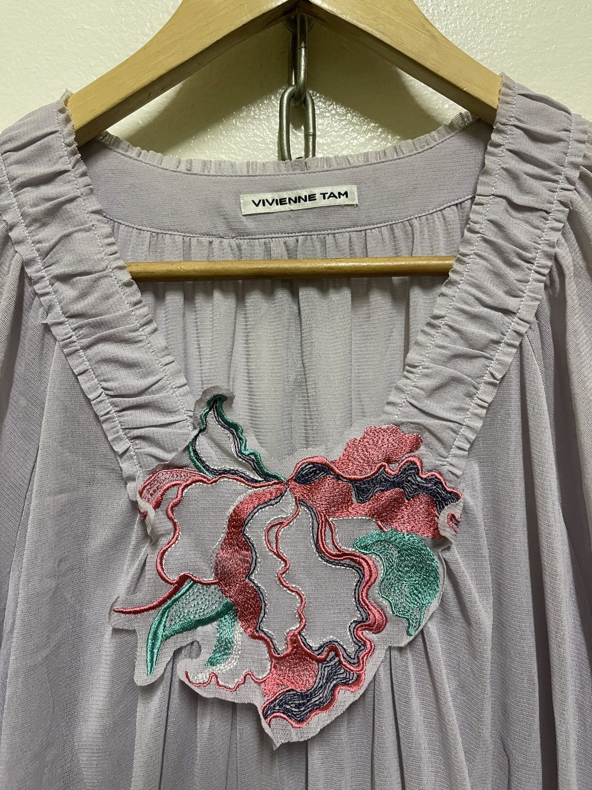 Vivienne Tam Vivienne Tam Blouse Embroidery Japan Size S / US 4 / IT 40 - 4 Thumbnail