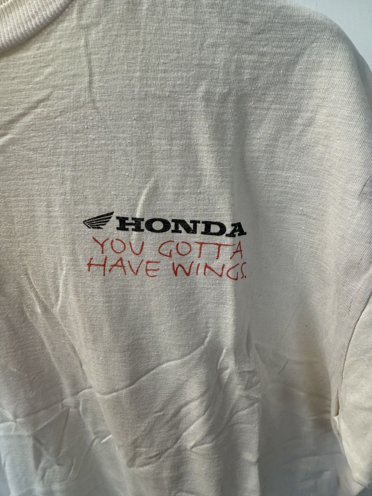 Vintage Vintage Single Stitch Honda tee Size US L / EU 52-54 / 3 - 3 Thumbnail