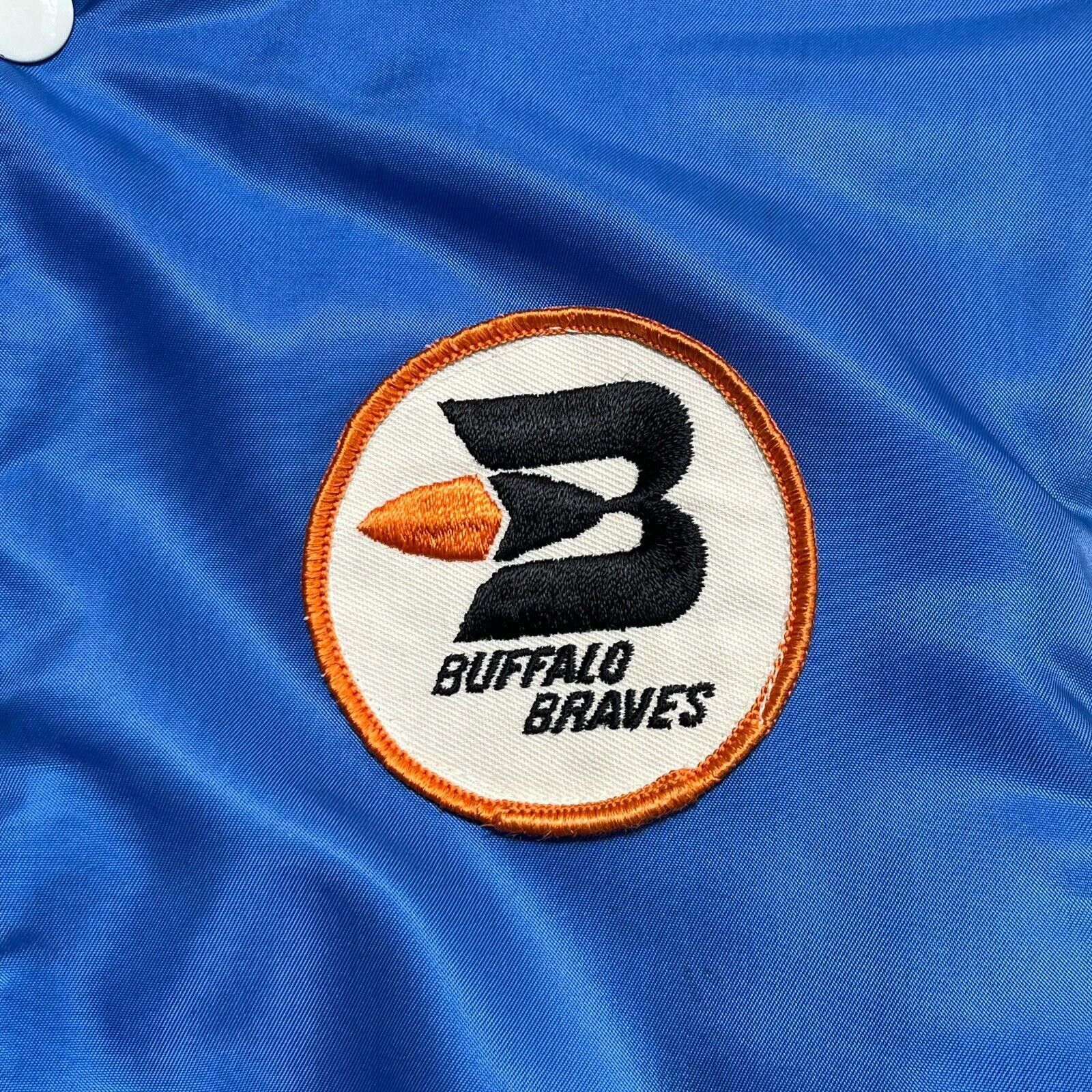 NBA × Vintage Vintage 70s NBA Buffalo Braves Blue Satin Jacket Kids Size Size US XXS / EU 40 - 4 Thumbnail