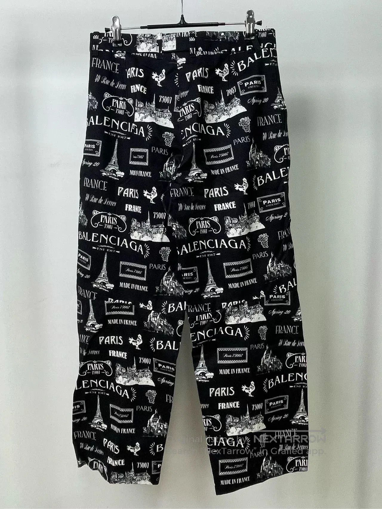Balenciaga Balenciaga Printed Denim Pants Size 44. Size US 44 / EU 60 - 2 Thumbnail
