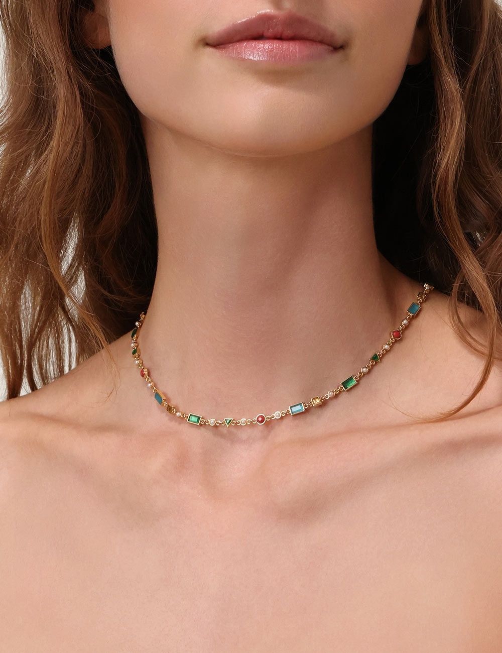 Zimmermann oc11z0925 Size: OS / Wish Chain Necklace in Multicolor Size ONE SIZE - 3 Thumbnail