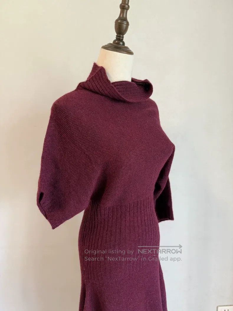 Issey Miyake Issey Miyake Blended Wool Deformable Dress Size M / US 6-8 / IT 42-44 - 6 Thumbnail