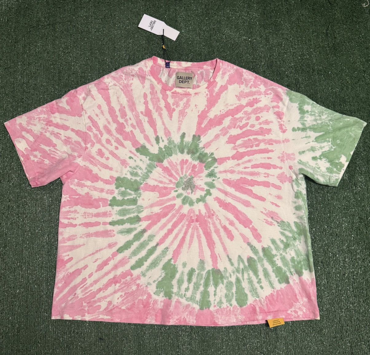 Gallery Dept. Gallery Dept. Tie Dye Overall Graphic Logo Tee Size US XXL / EU 58 / 5 - 2 Thumbnail