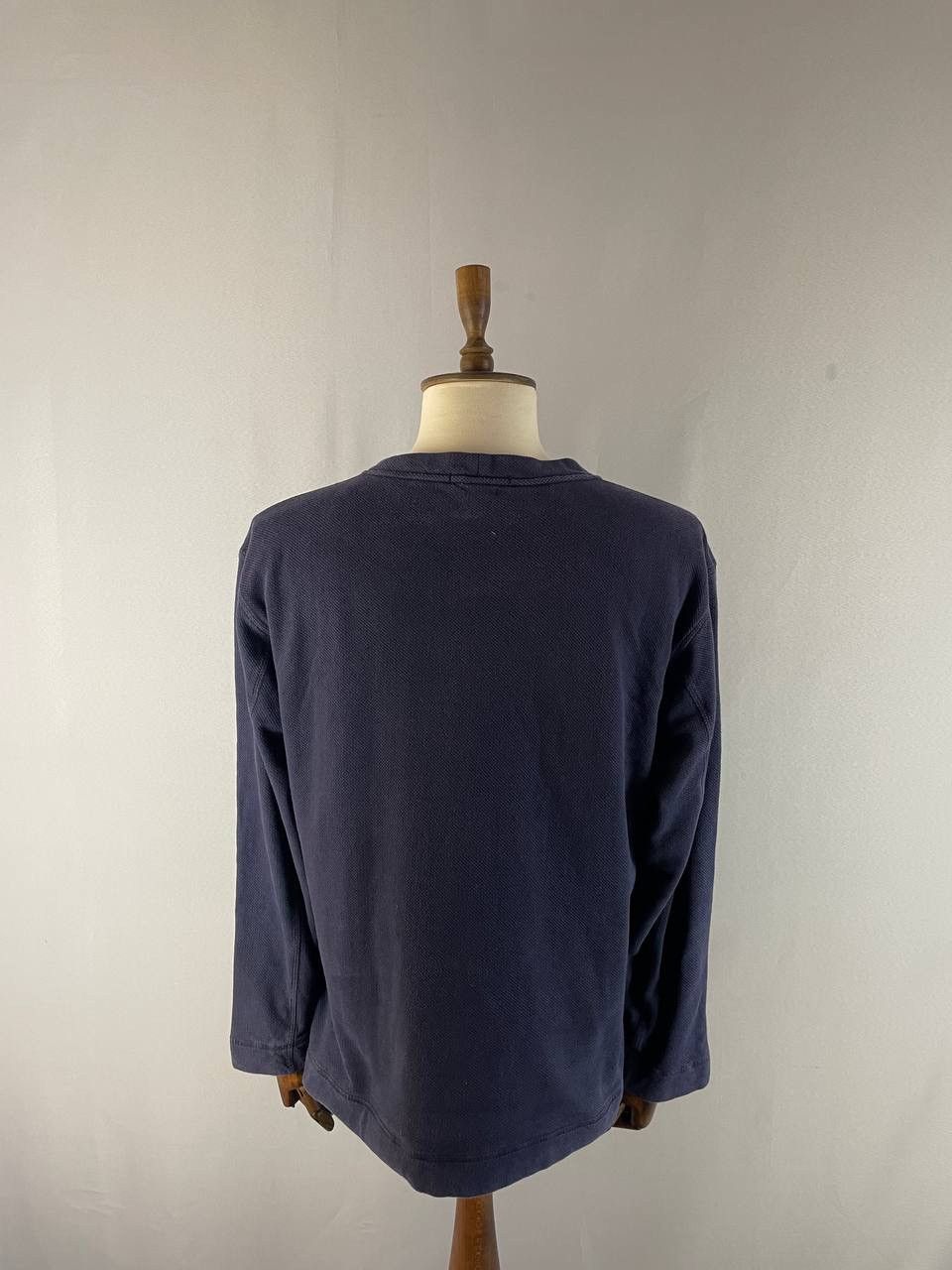 Stone Island Stone Island Sweatshirt Crewneck Navy Vintage 1990s Size US L / EU 52-54 / 3 - 2 Thumbnail
