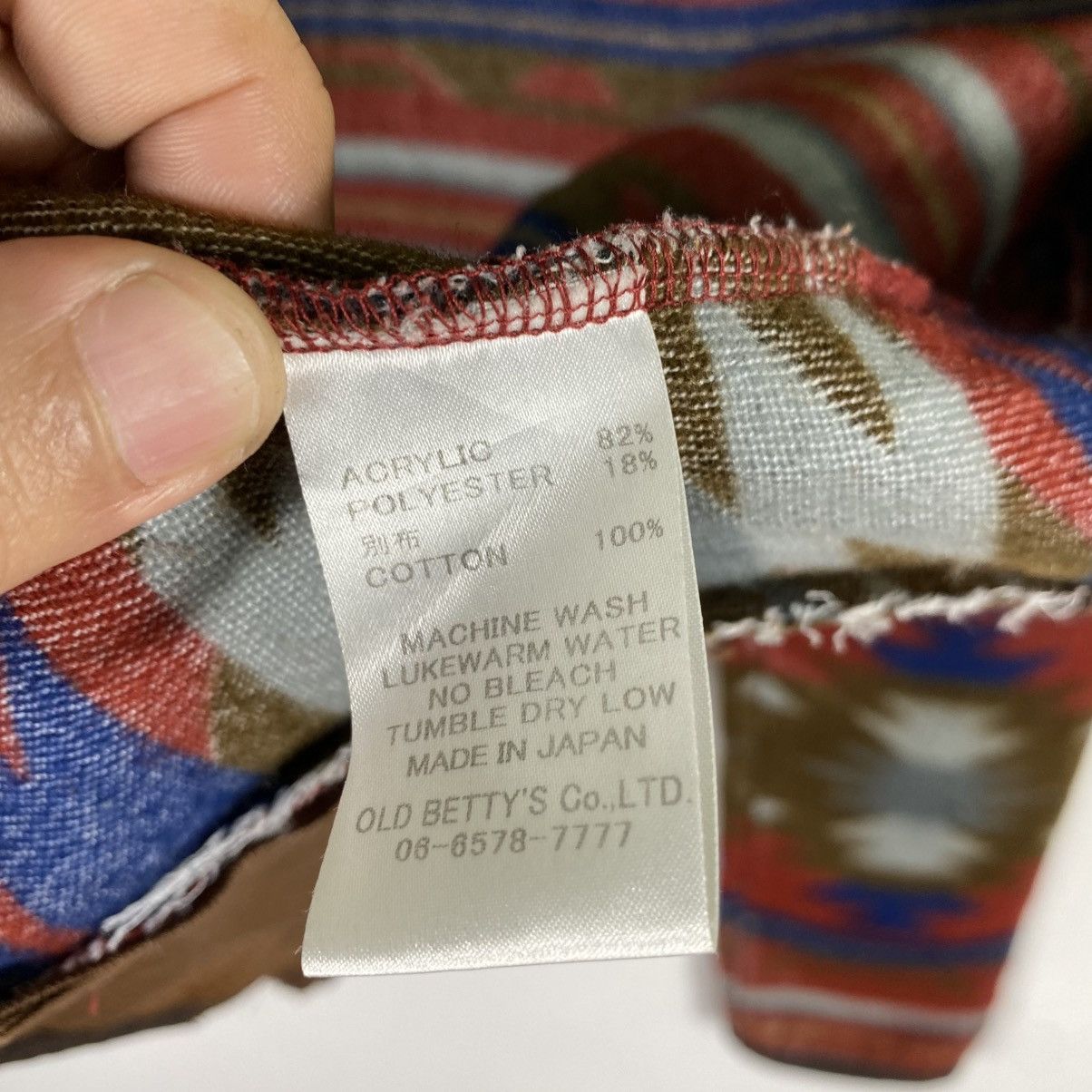 Japanese Brand Vintage Old Betty's Aztec Navajo Design Hoodie Zipper S Size Size US S / EU 44-46 / 1 - 7 Thumbnail