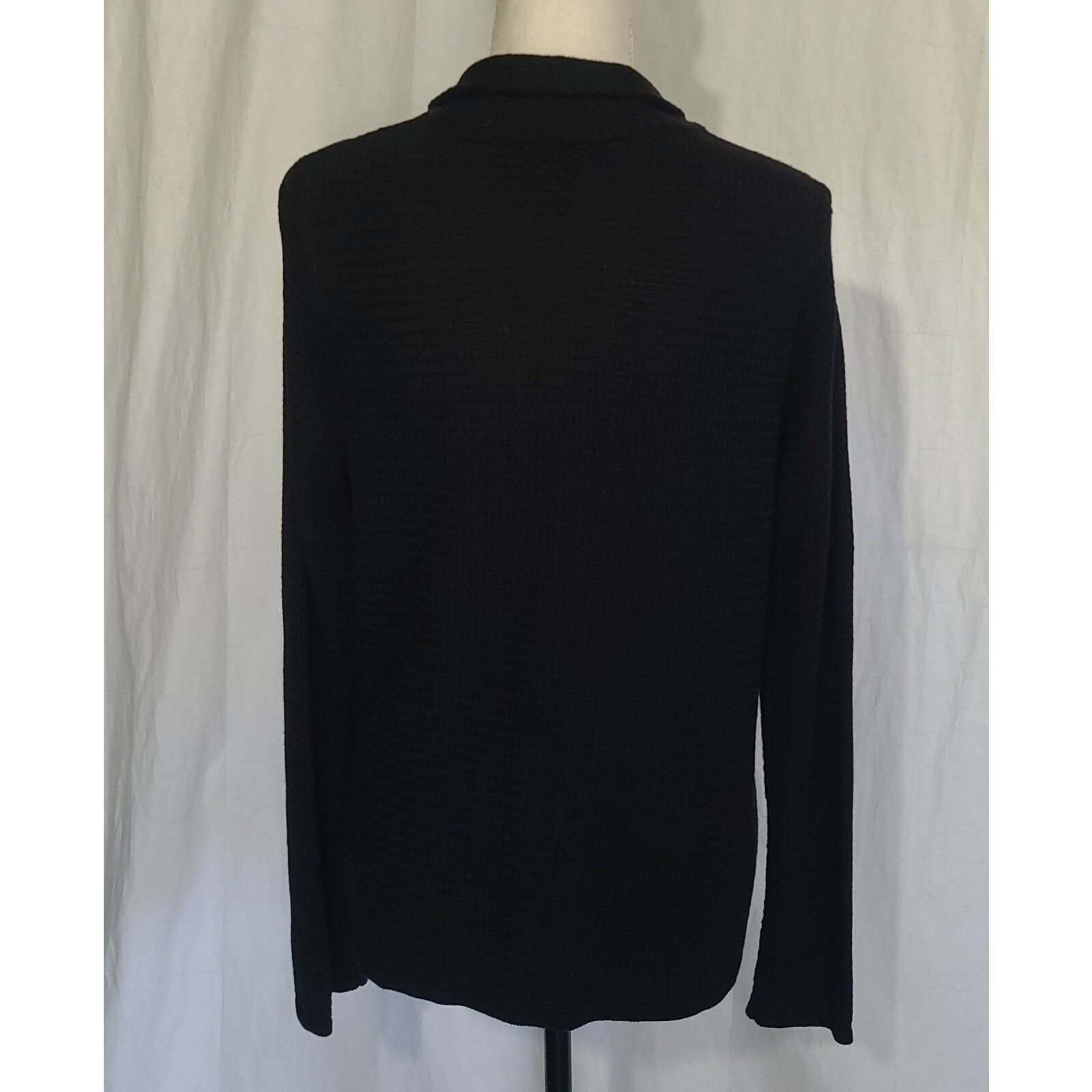 Eileen Fisher Eileen Fisher Black Knit Cardigan Sweater Small Long Sleeve Size S / US 4 / IT 40 - 5 Thumbnail