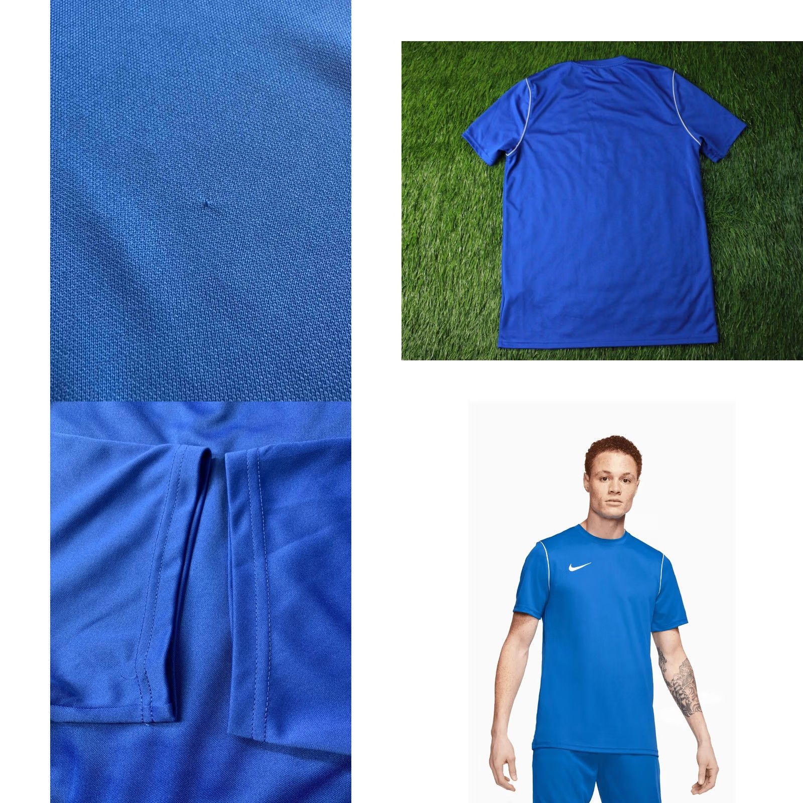 Nike NIKE DRI-FIT PARK 2024 Shirt Jersey L Blue White Football Soccer Training Men Size US L / EU 52-54 / 3 - 8 Thumbnail
