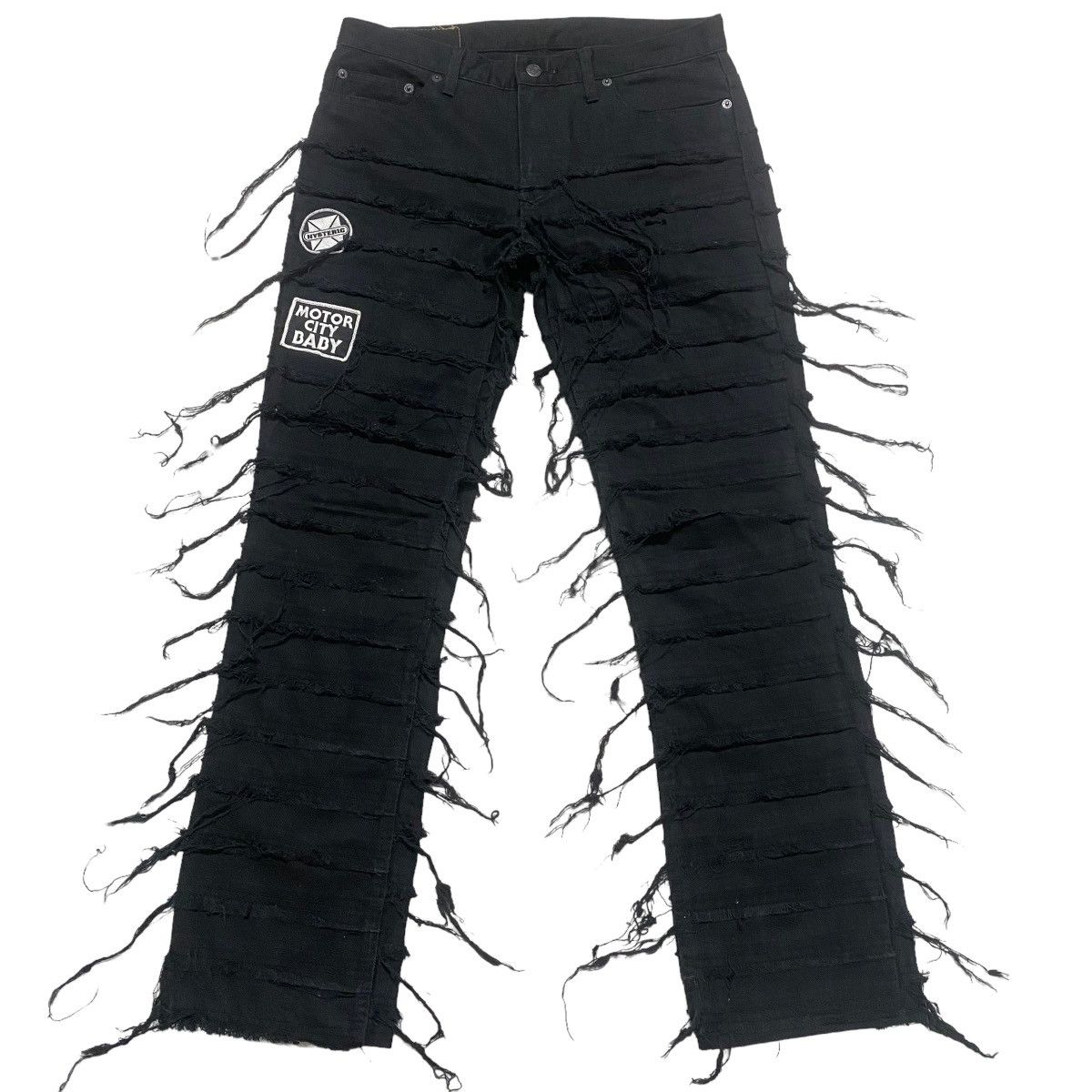 Hysteric Glamour Hysteric Glamour Black Crust Hagi Jeans Size US 30 / EU 46 - 17 Thumbnail