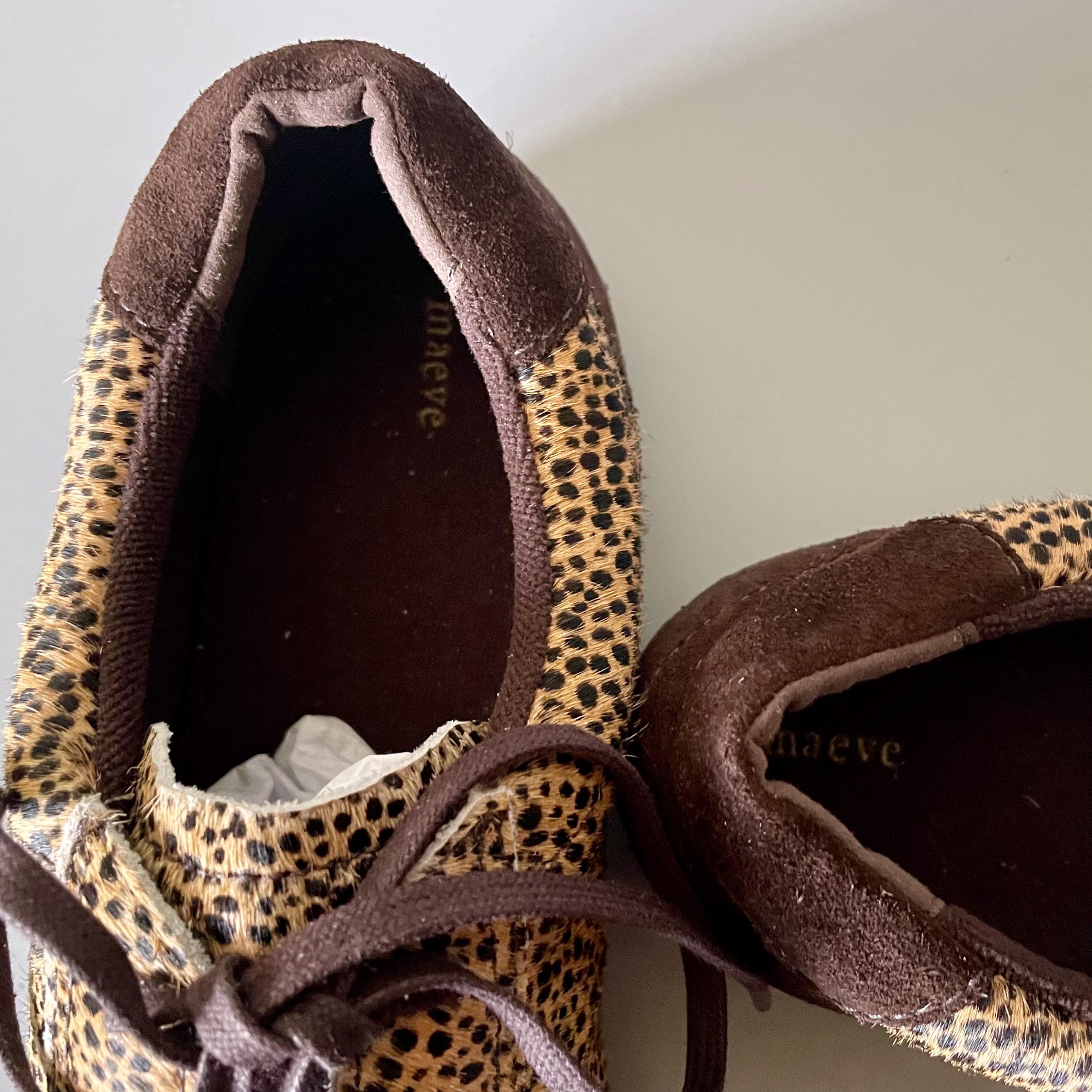 Anthropologie Anthropologie Maeve Low Profile Sneakers, Leopard Print Size US 7 / IT 37 - 12 Thumbnail