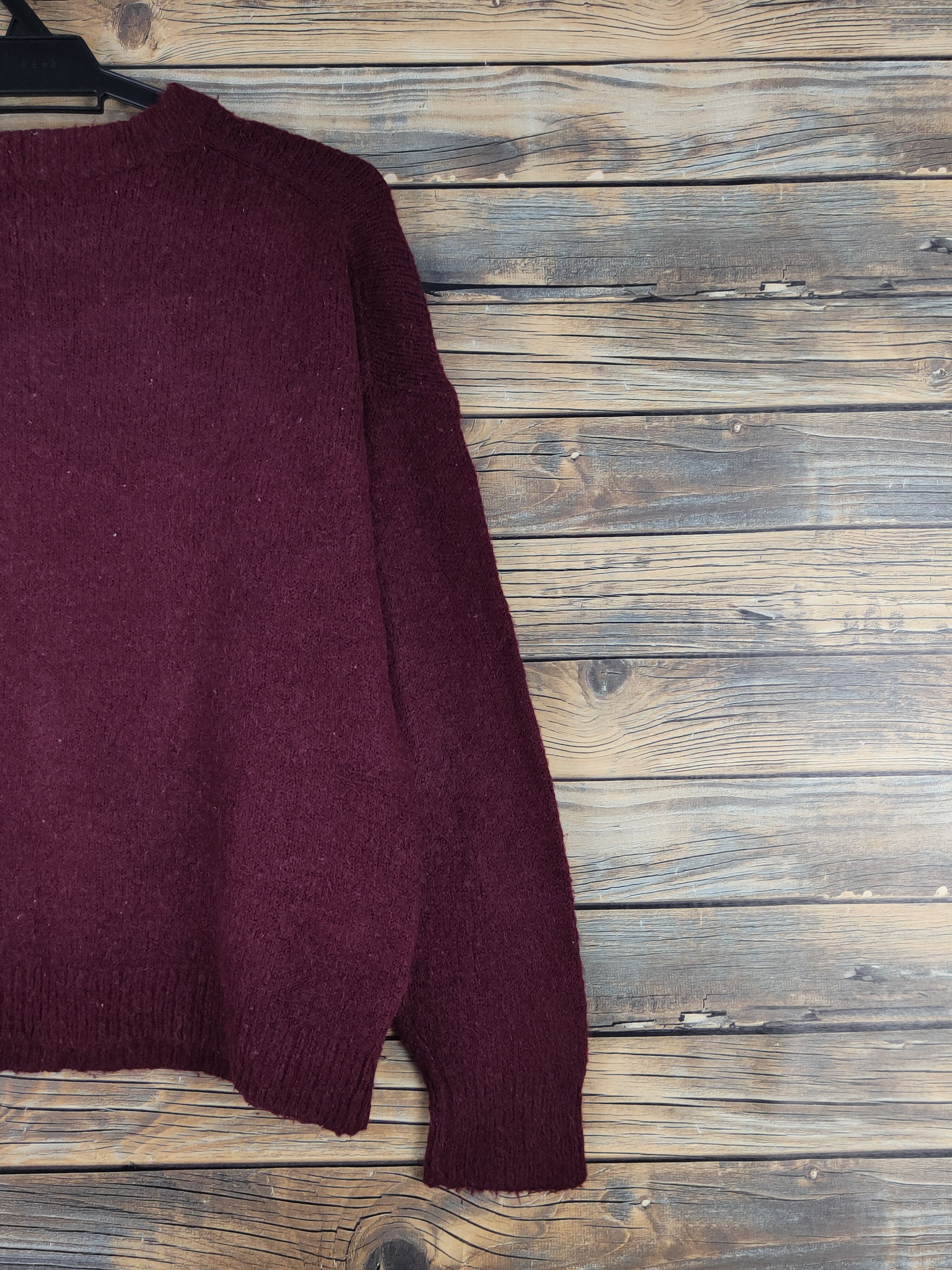 GU × Homespun Knitwear × Japanese Brand GU Maroon Knitwear Sweatshirts #W1146 Size M / US 6-8 / IT 42-44 - 9 Thumbnail