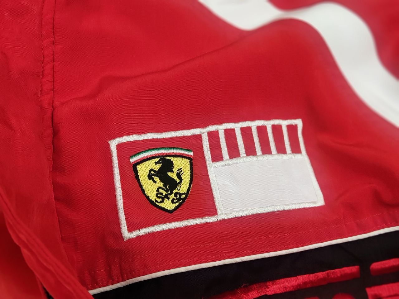NASCAR Vintage Ferrari Red All logo Racing Bomber Jacket Y2K Style Size US M / EU 48-50 / 2 - 20 Thumbnail